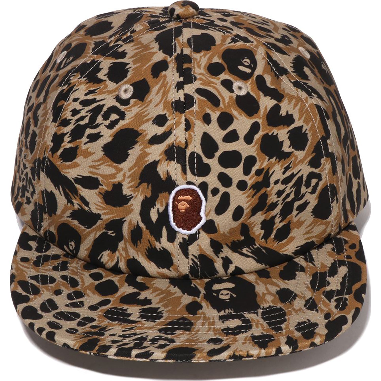 WILD LEOPARD PATTERN ONE POINT CAP MENS - Image 2