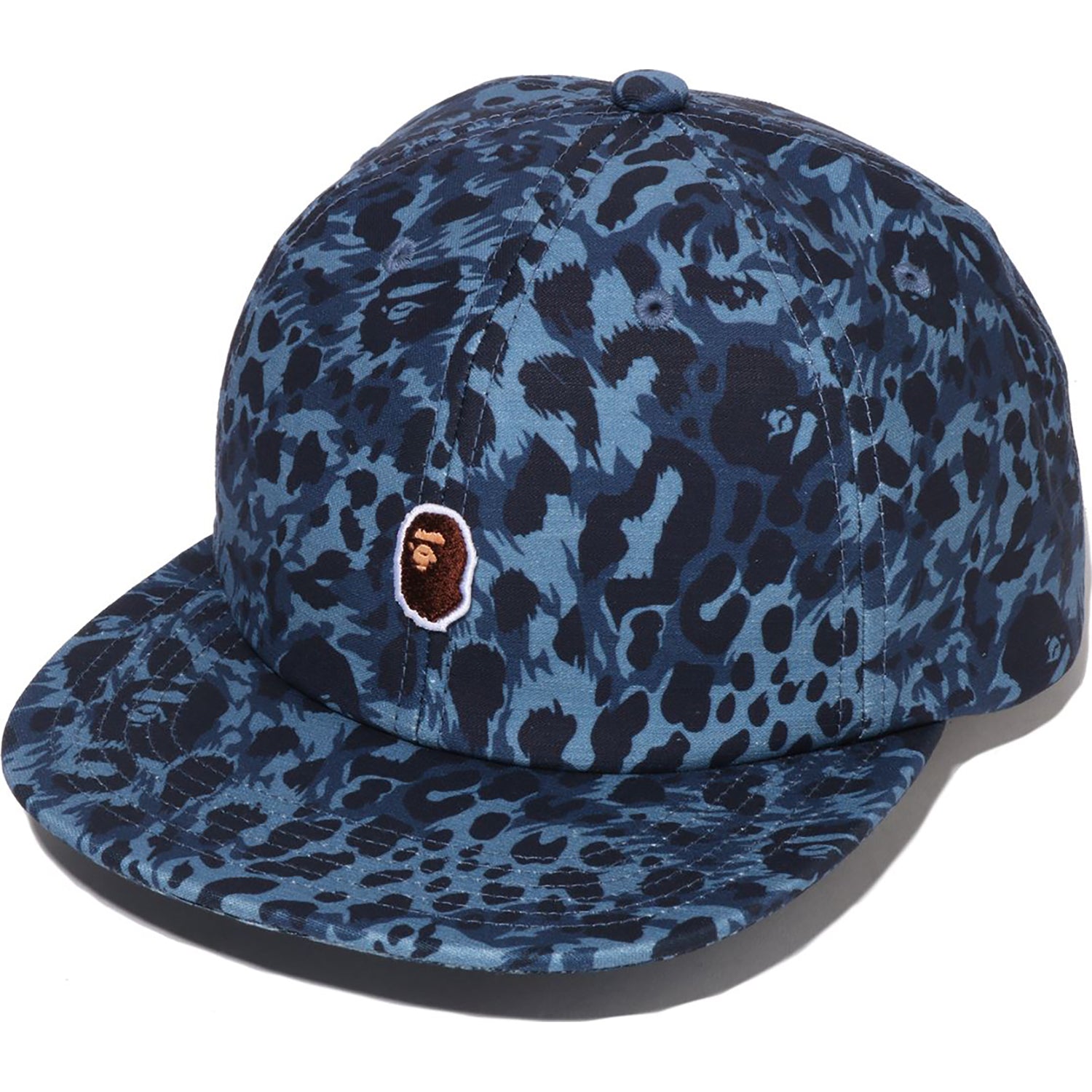 WILD LEOPARD PATTERN ONE POINT CAP MENS - Image 4