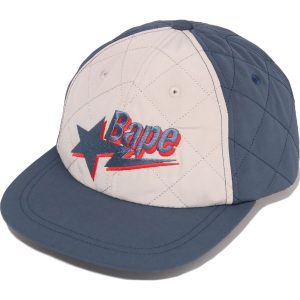 BAPE STA LOGO QUILTING CAP MENS
