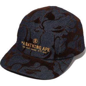 CAMO FLOCKED DENIM JET CAP MENS