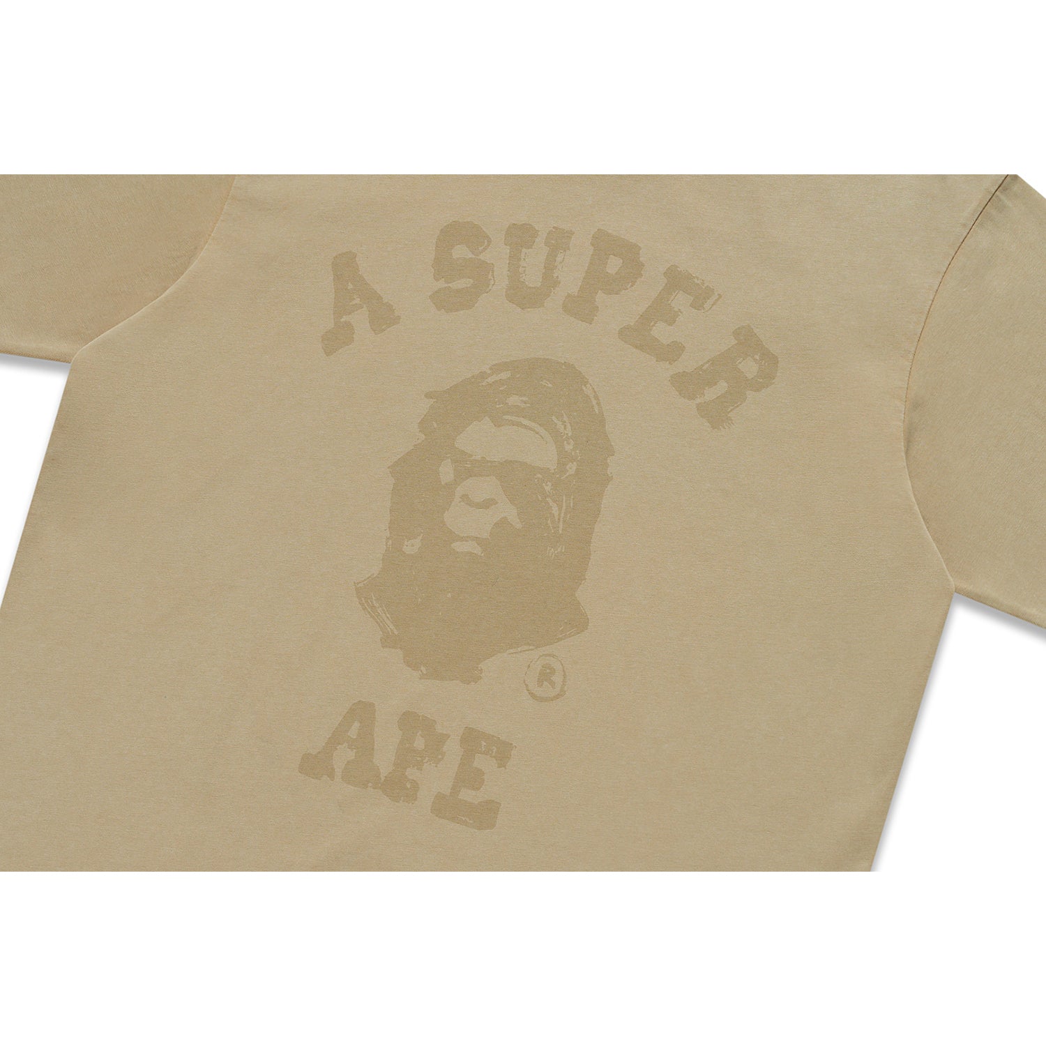 BAPE X KIDSUPER GARMENT DYE COLLEGE LOGO TEE MENS - Image 3