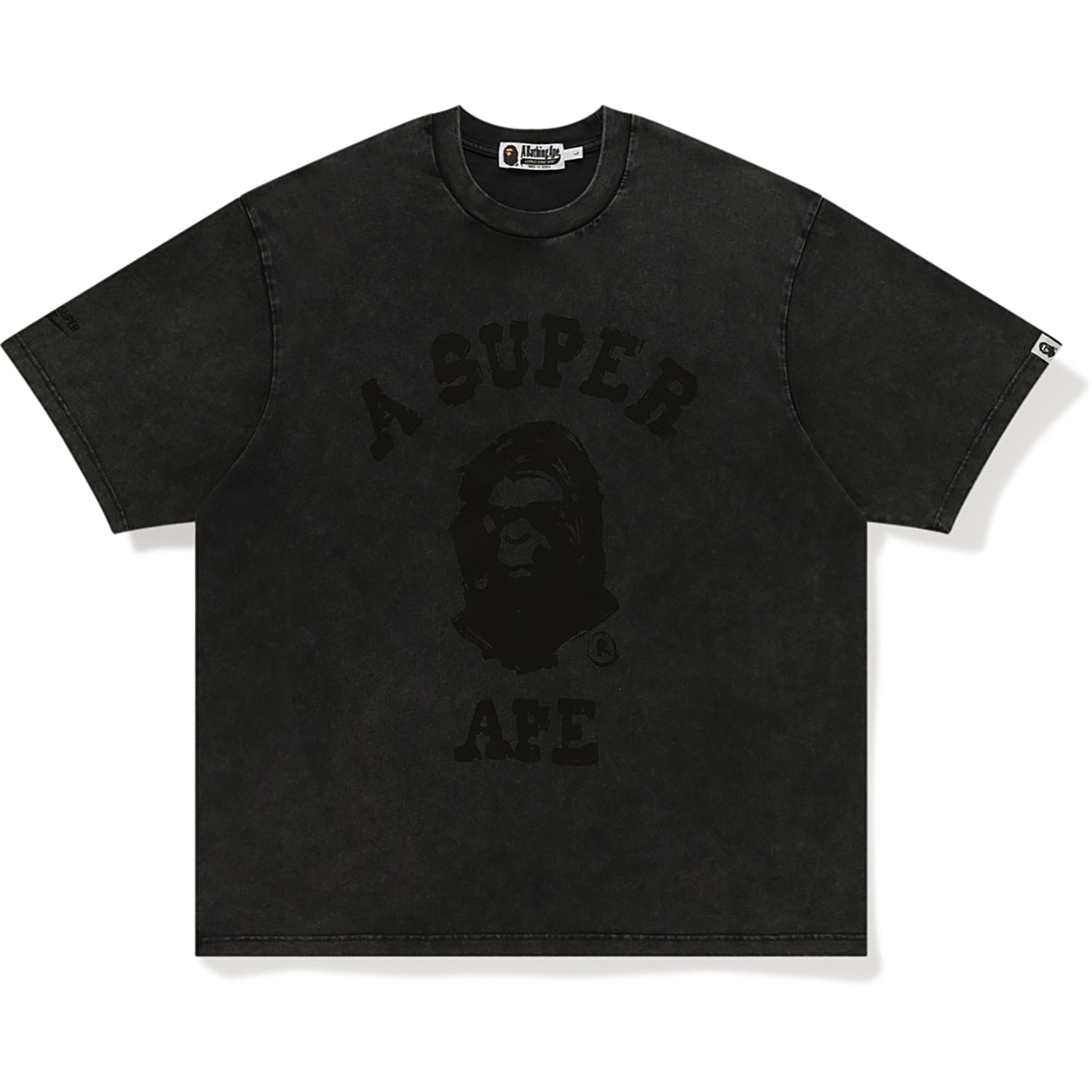 BAPE X KIDSUPER GARMENT DYE COLLEGE LOGO TEE MENS - Image 6