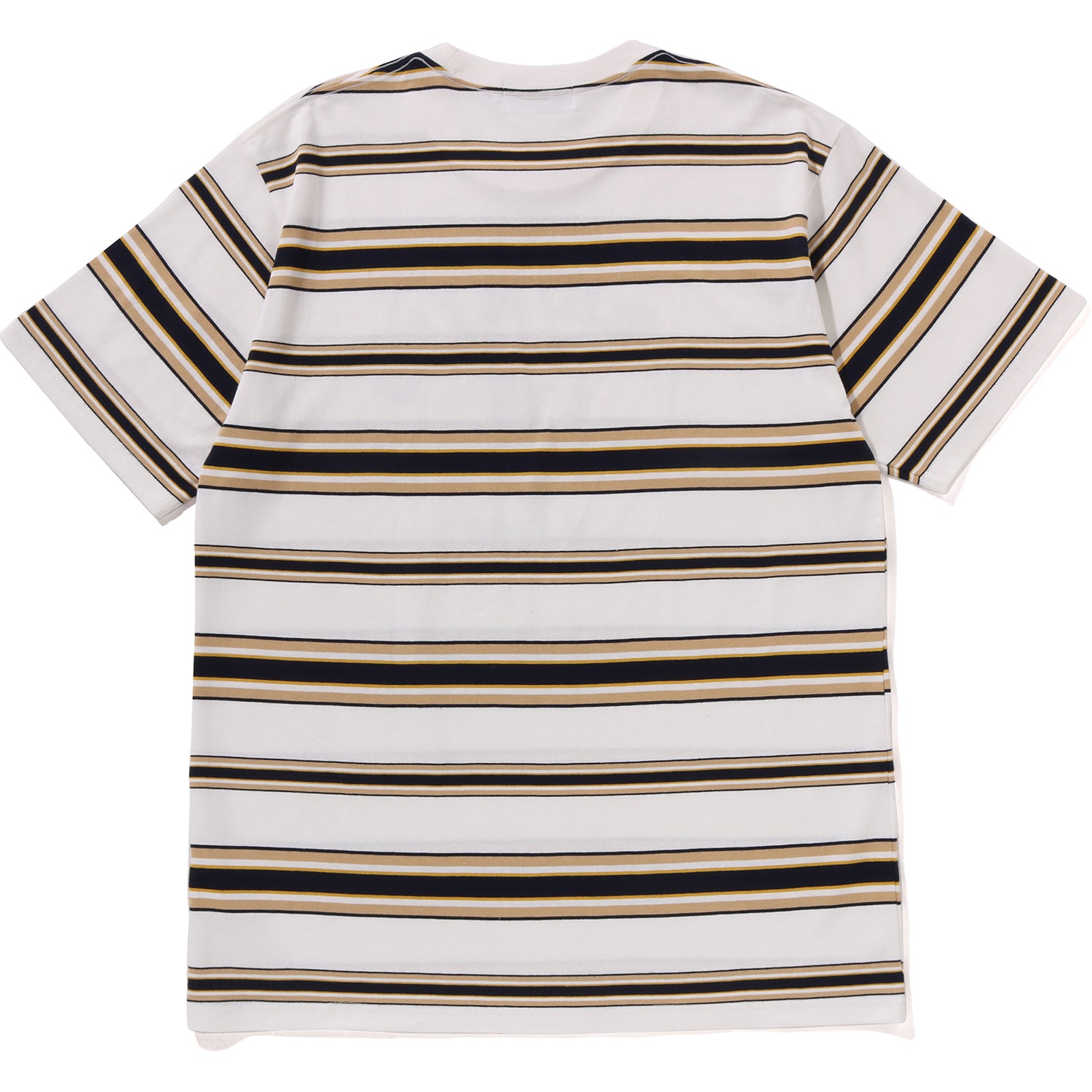 BAPE MENS APE HEAD COLLEGE STRIPE TEE - Image 8