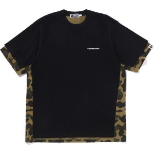 1ST CAMO HEAVY WASHED BLOCKING RELAXED FIT TEE MENS