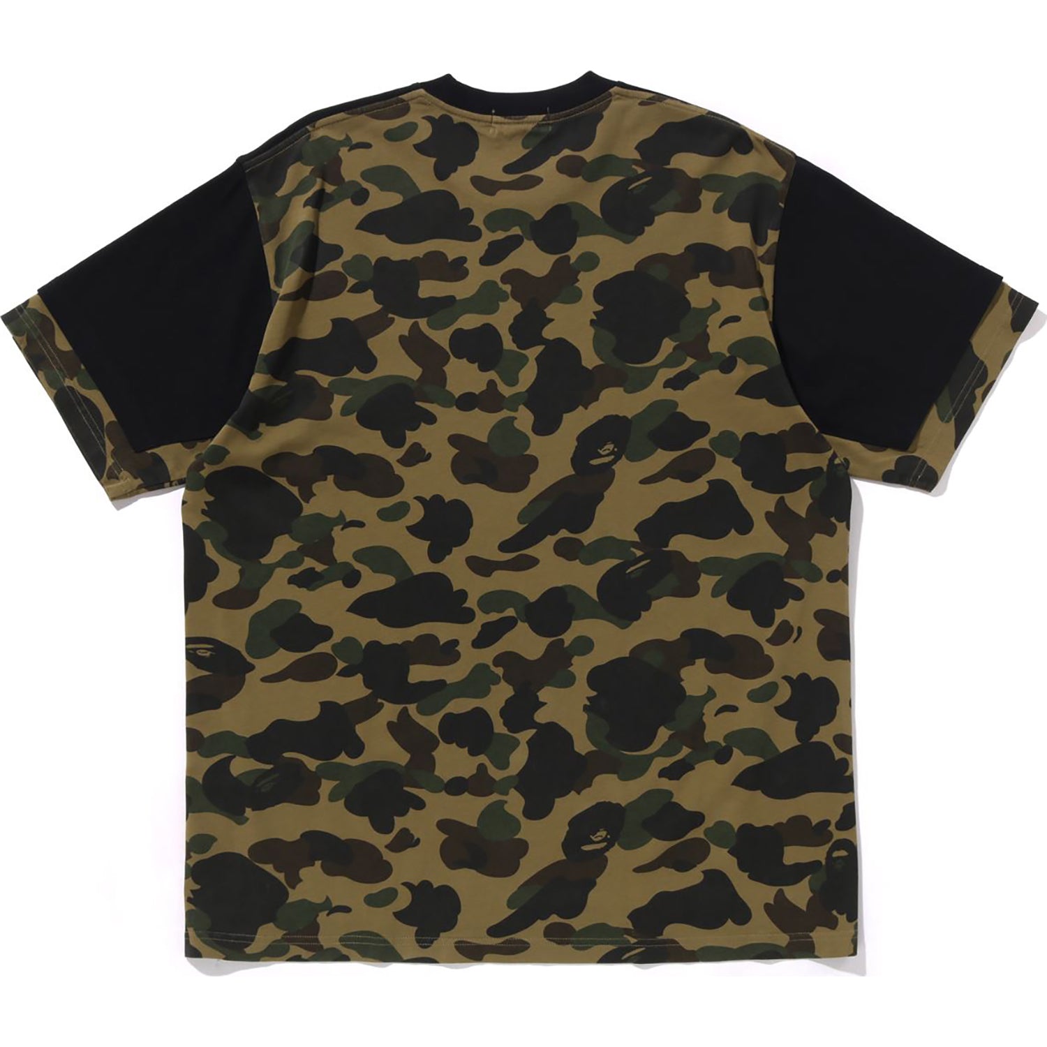 1ST CAMO HEAVY WASHED BLOCKING RELAXED FIT TEE MENS - Image 2