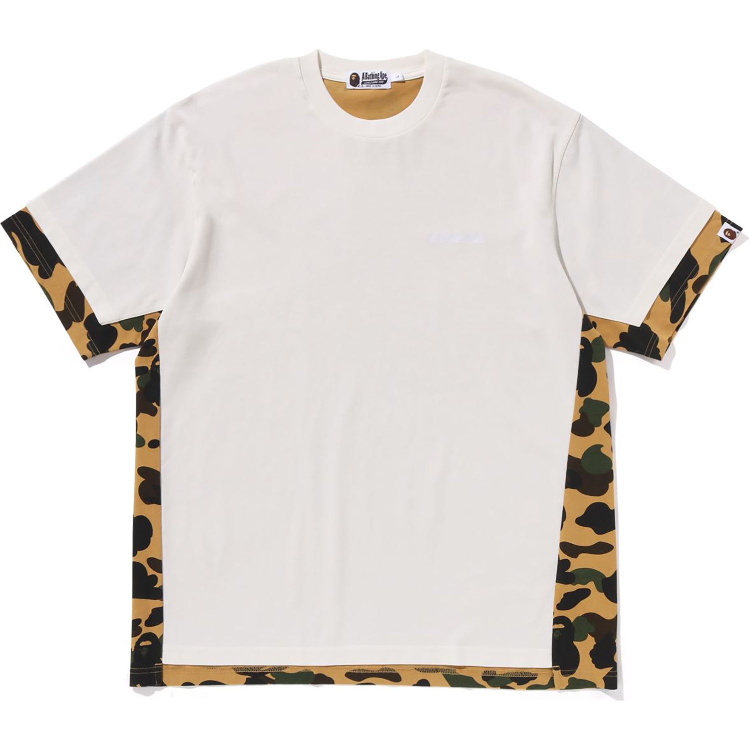 1ST CAMO HEAVY WASHED BLOCKING RELAXED FIT TEE MENS - Image 4