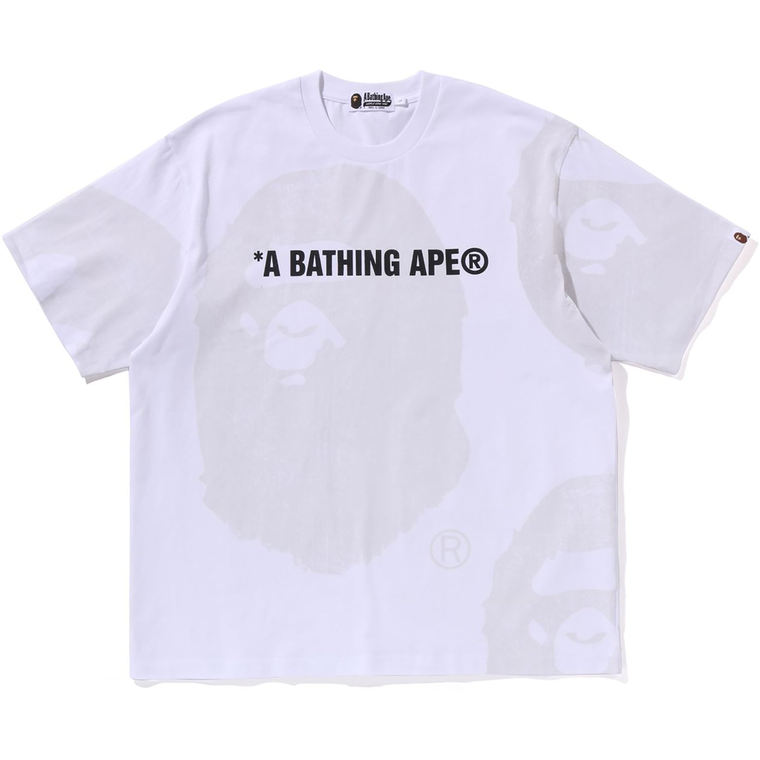 WATER PRINT APE HEAD RELAXED FIT TEE MENS
