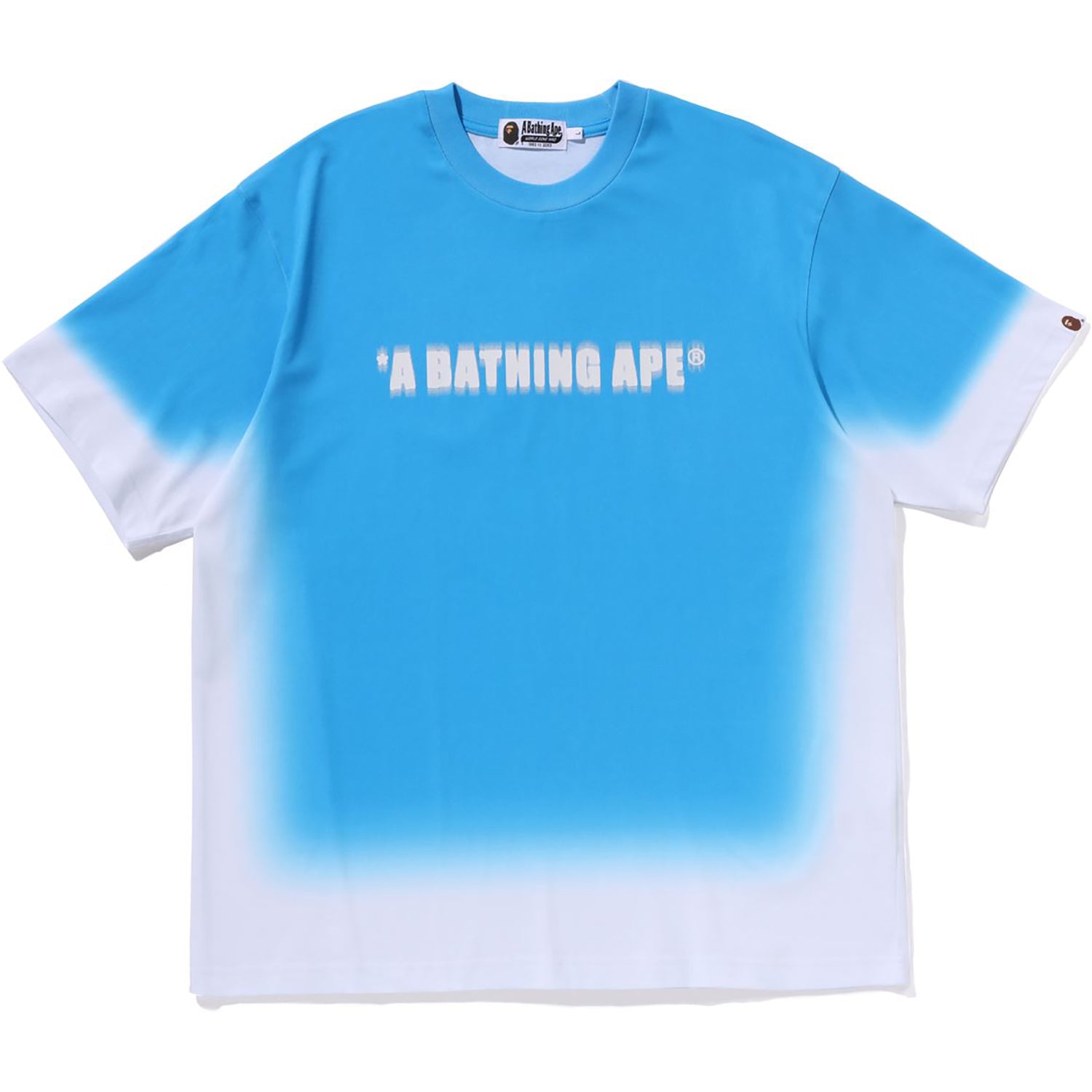 SPRAY PRINT BATHING APE LOGO RELAXED FIT TEE MENS - Image 4