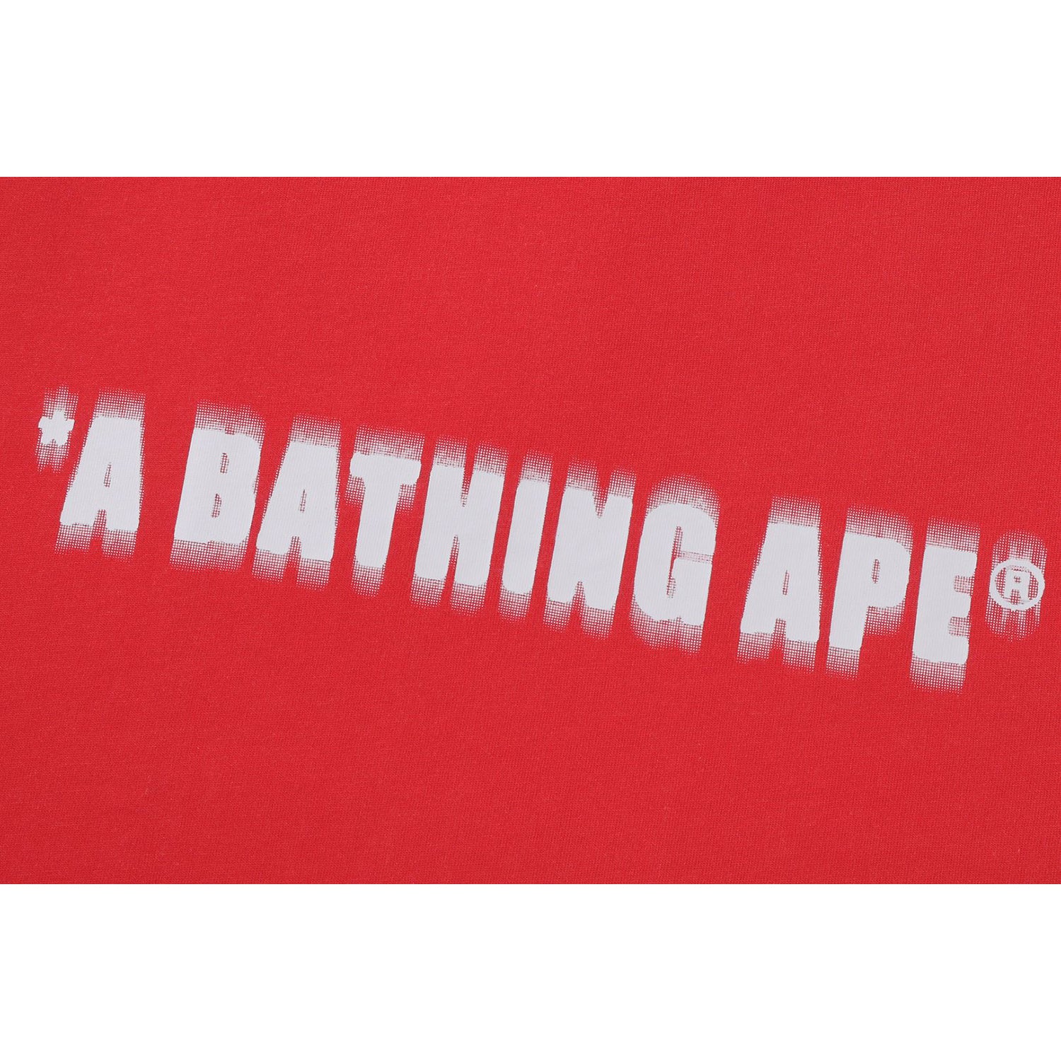 SPRAY PRINT BATHING APE LOGO RELAXED FIT TEE MENS - Image 9