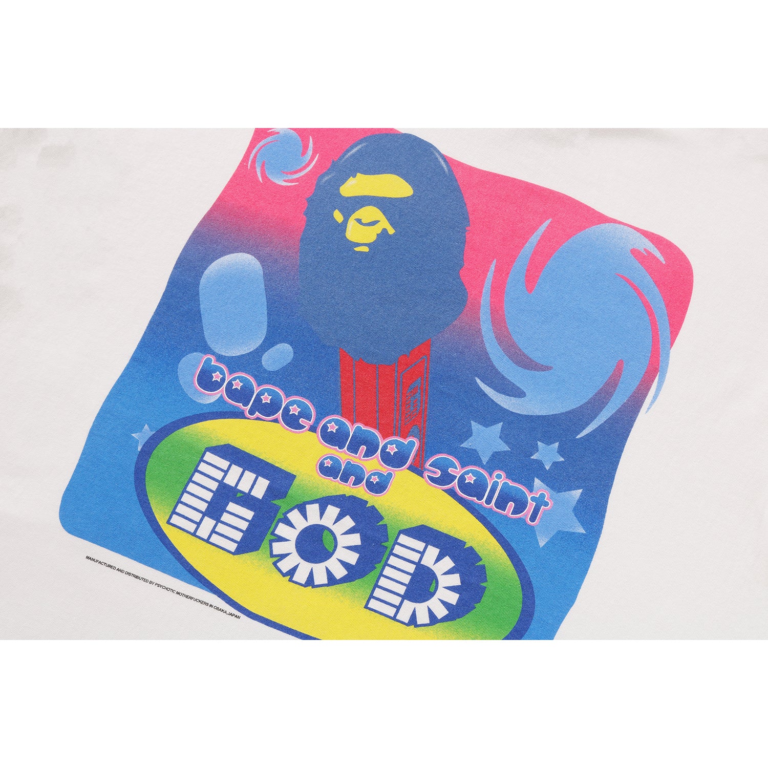 BAPE X SAINT MXXXXXX GOD TEE MENS - Image 3