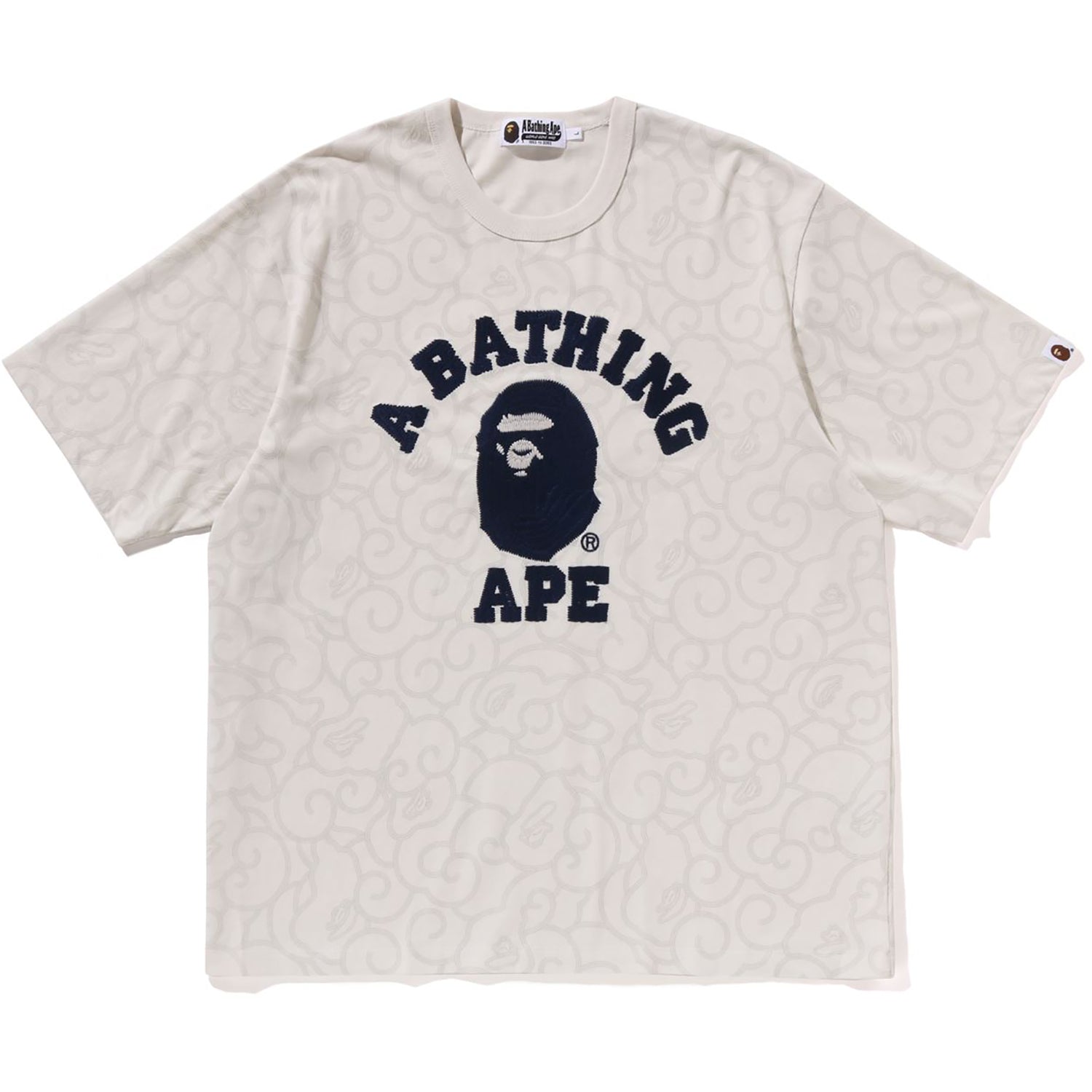 WASHED CLOUD CAMO COLLEGE RELAXED FIT TEE MENS