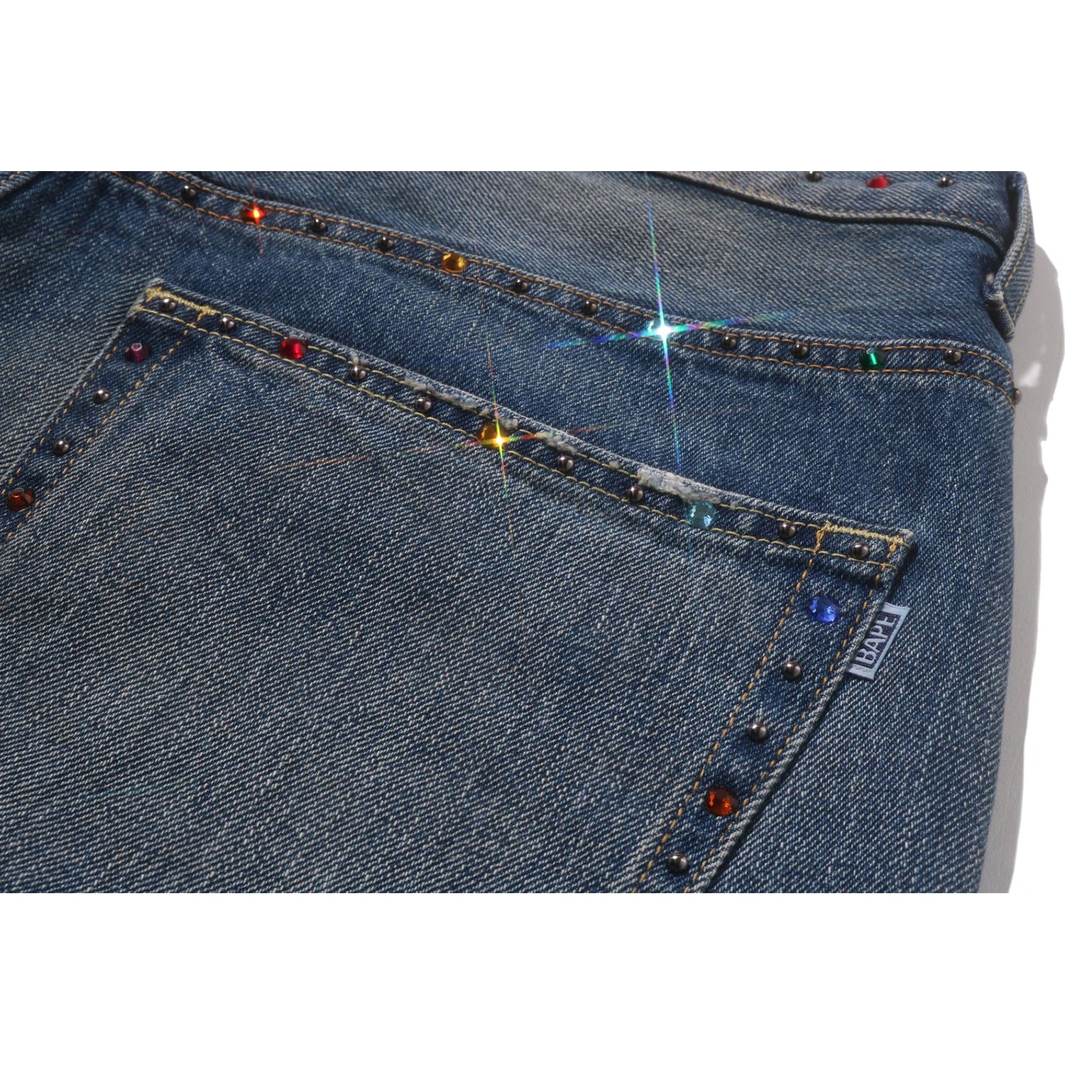 COLOR STONE 13 OZ DENIM PANTS MENS - Image 4