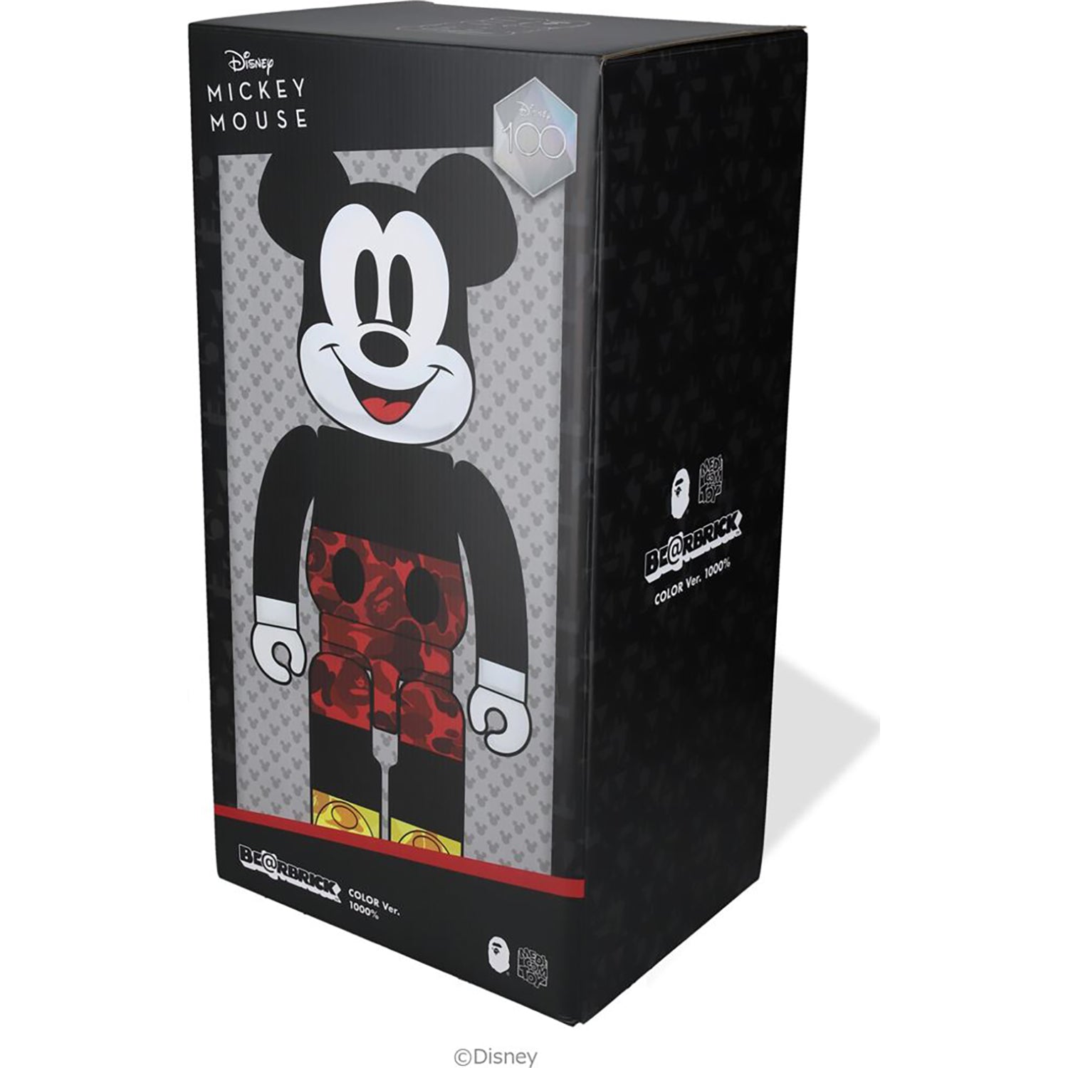 BAPE X MICKEY MOUSE ORIGINAL COLOR BE@RBRICK 1000% - Image 7