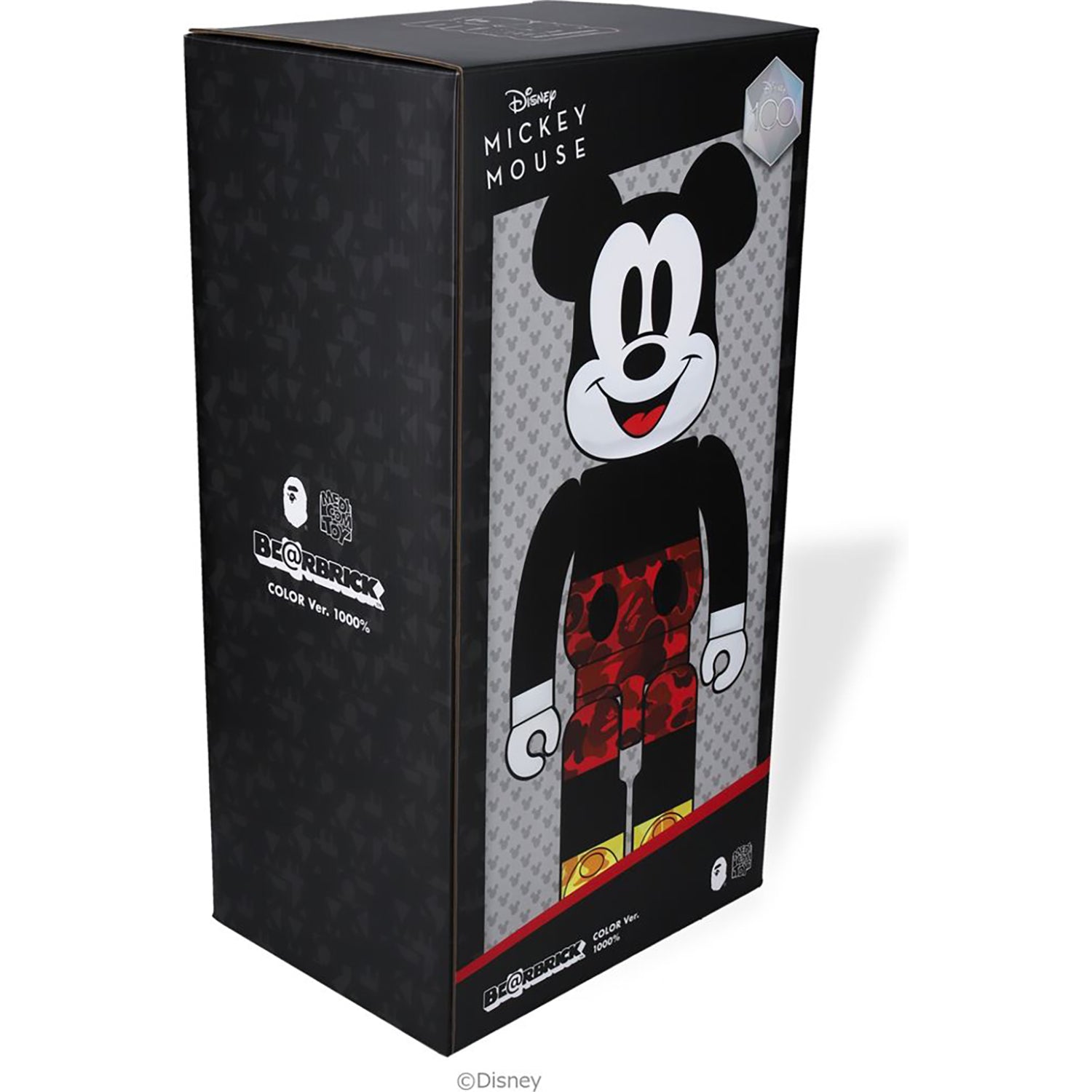 BAPE X MICKEY MOUSE ORIGINAL COLOR BE@RBRICK 1000% - Image 8