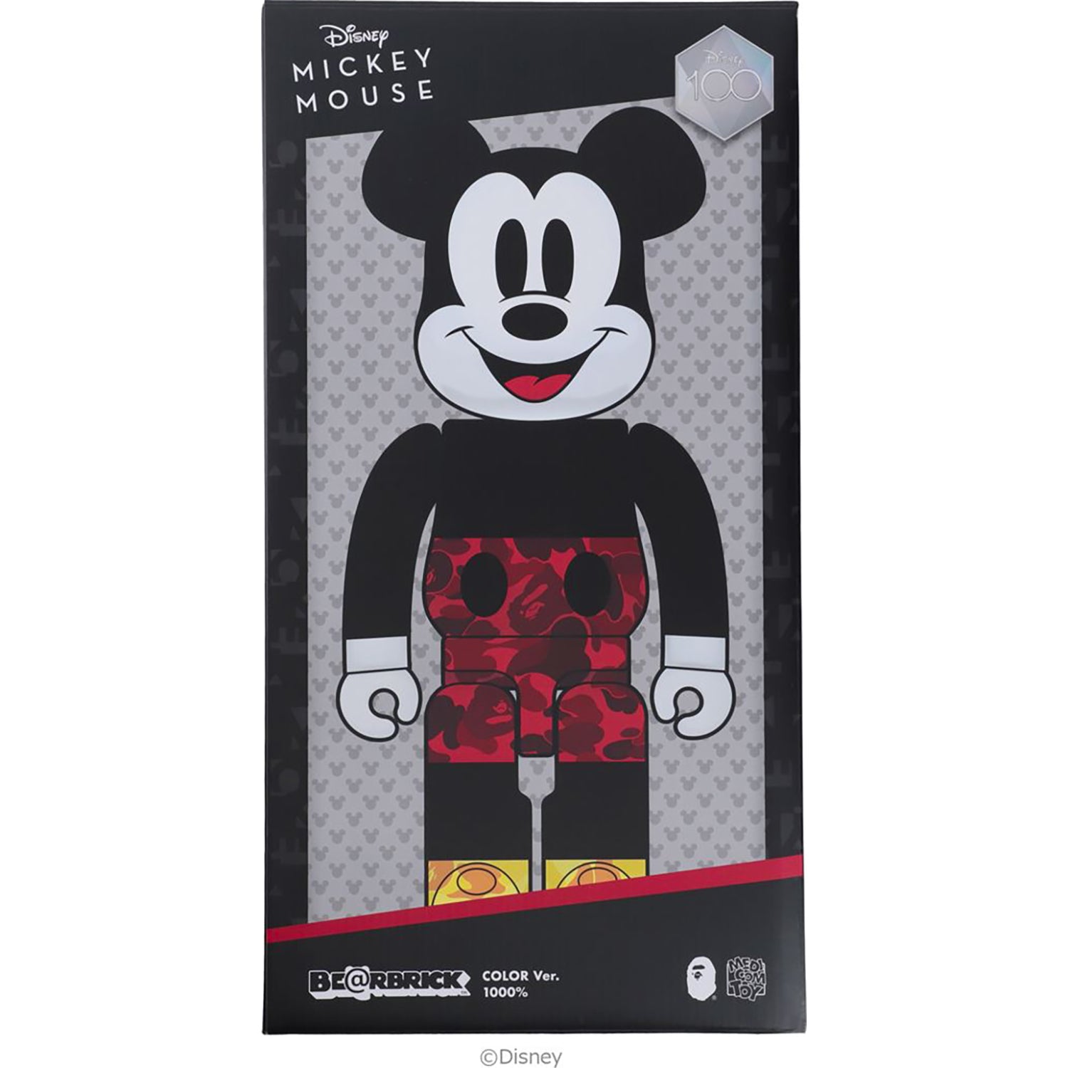 BAPE X MICKEY MOUSE ORIGINAL COLOR BE@RBRICK 1000% - Image 10