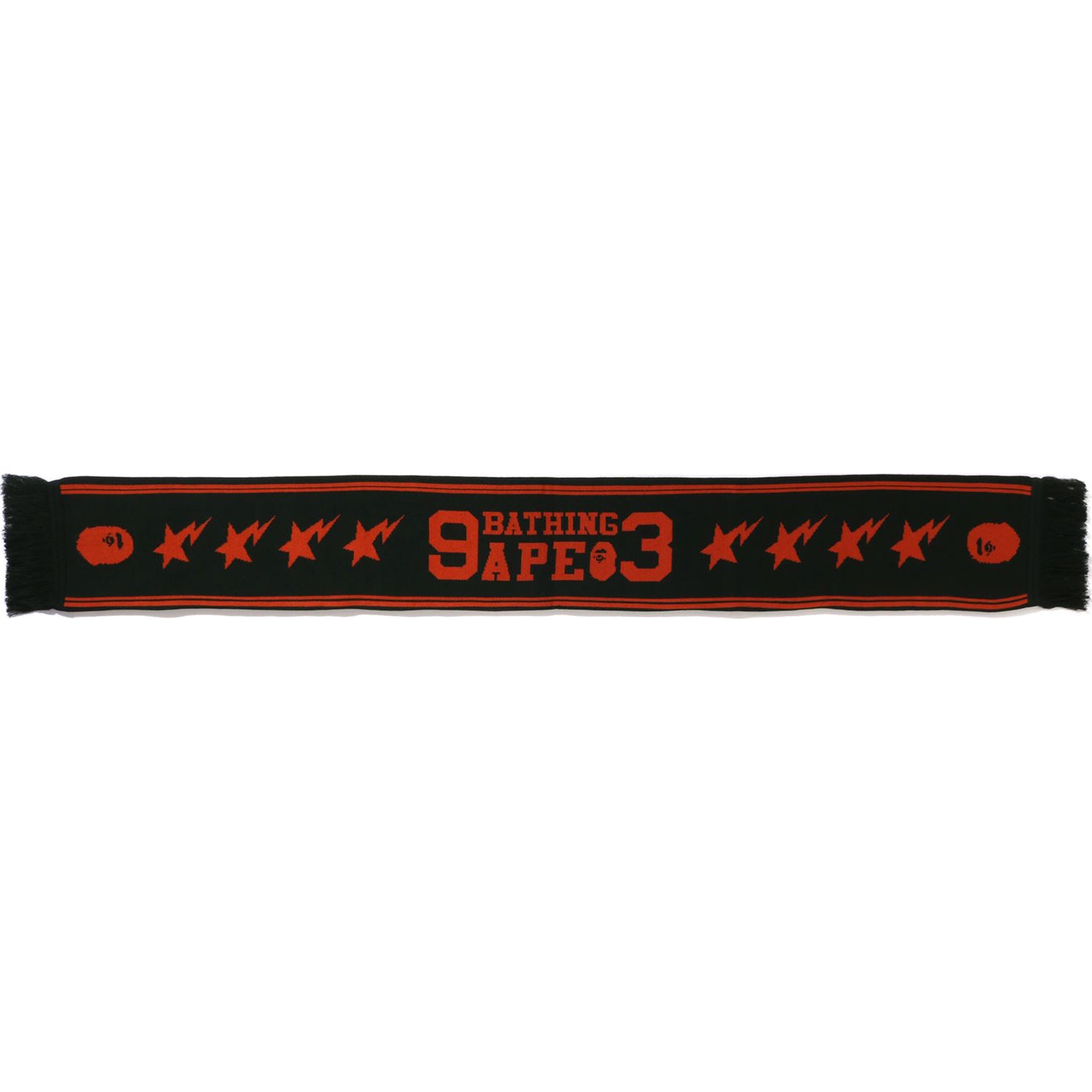 JACQUARD BAPE LOGO LONG SCARF MENS - Image 5