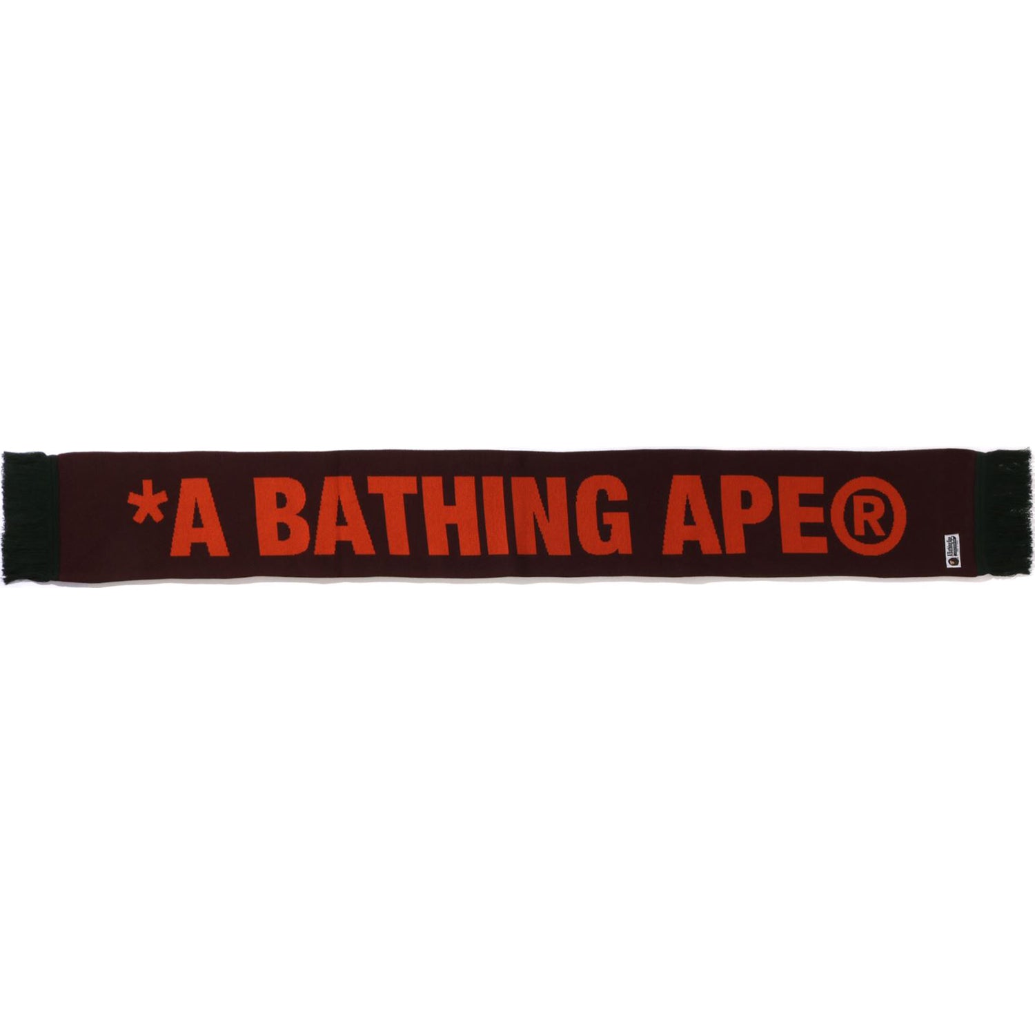 JACQUARD BAPE LOGO LONG SCARF MENS - Image 6