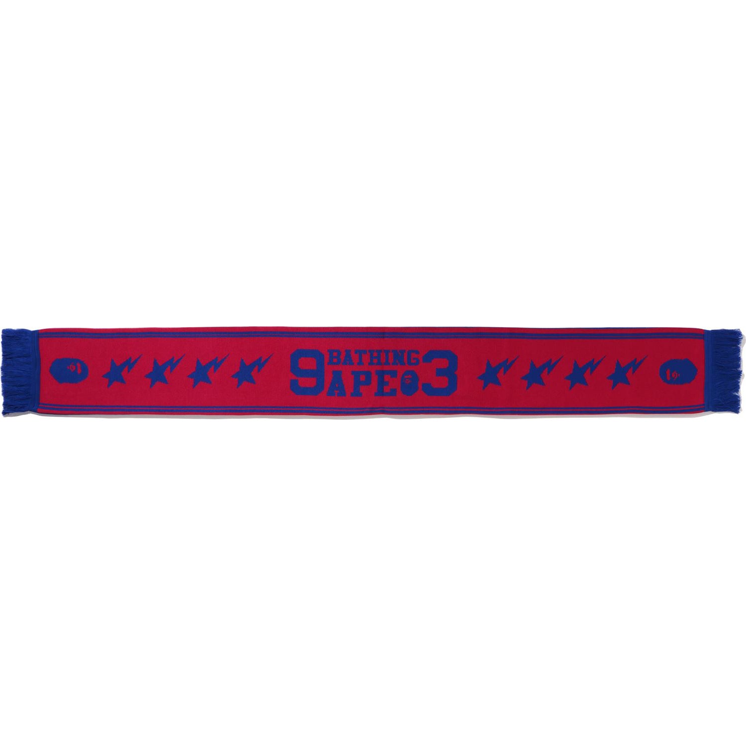 JACQUARD BAPE LOGO LONG SCARF MENS - Image 9