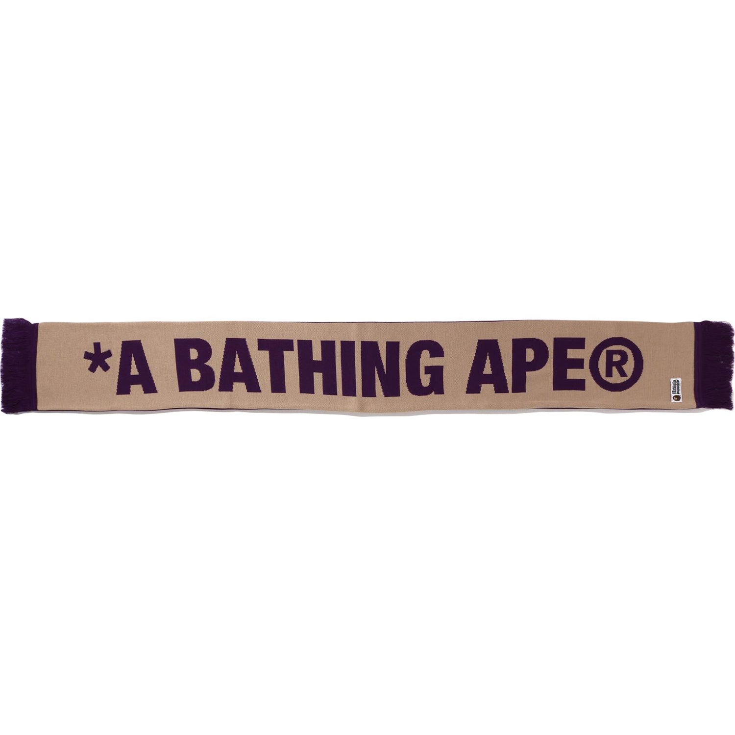 JACQUARD BAPE LOGO LONG SCARF MENS - Image 14
