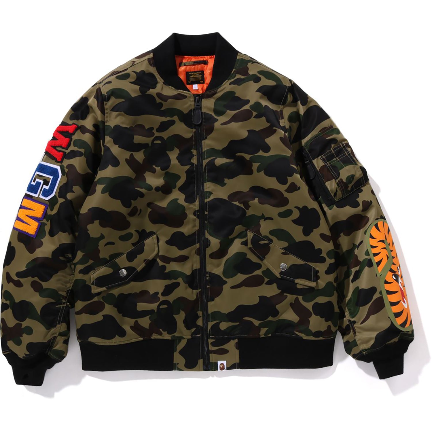 1ST CAMO SHARK MA-1 JACKET MENS - Image 7