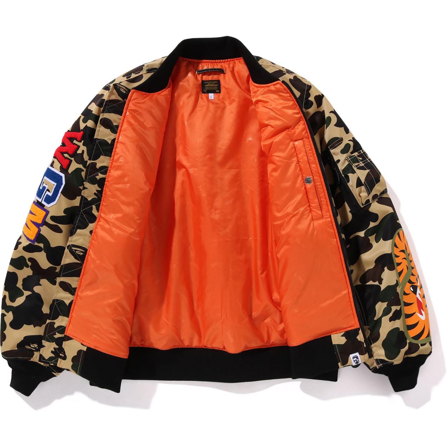 1ST CAMO SHARK MA-1 JACKET MENS - Image 3