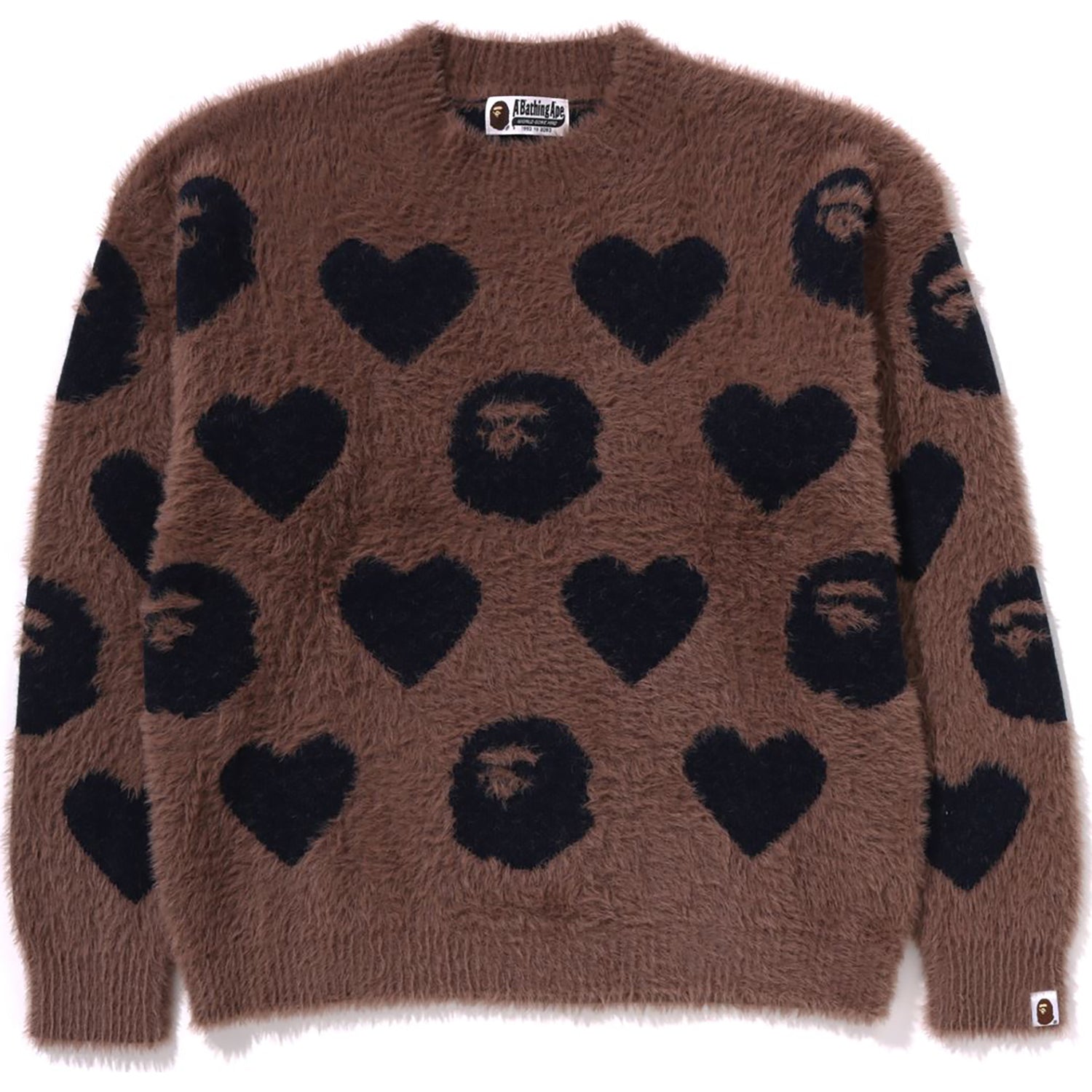 I LOVE BAPE MONOGRAM WOOL MIX SWEATER LADIES - Image 4