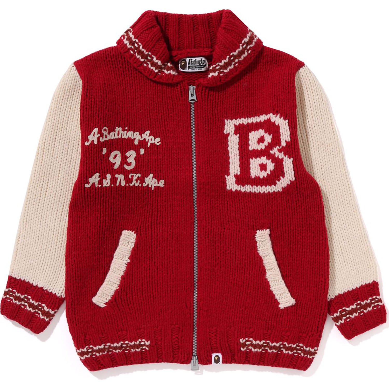 A BATHING APE COWICHAN CARDIGAN LADIES - Image 6