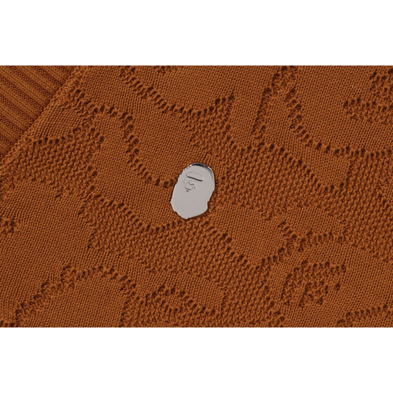 SOLID CAMO JACQUARD ONE POINT CARDIGAN MENS - Image 6