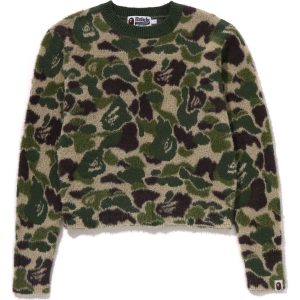 ABC CAMO SHAGGY SWEATER LADIES