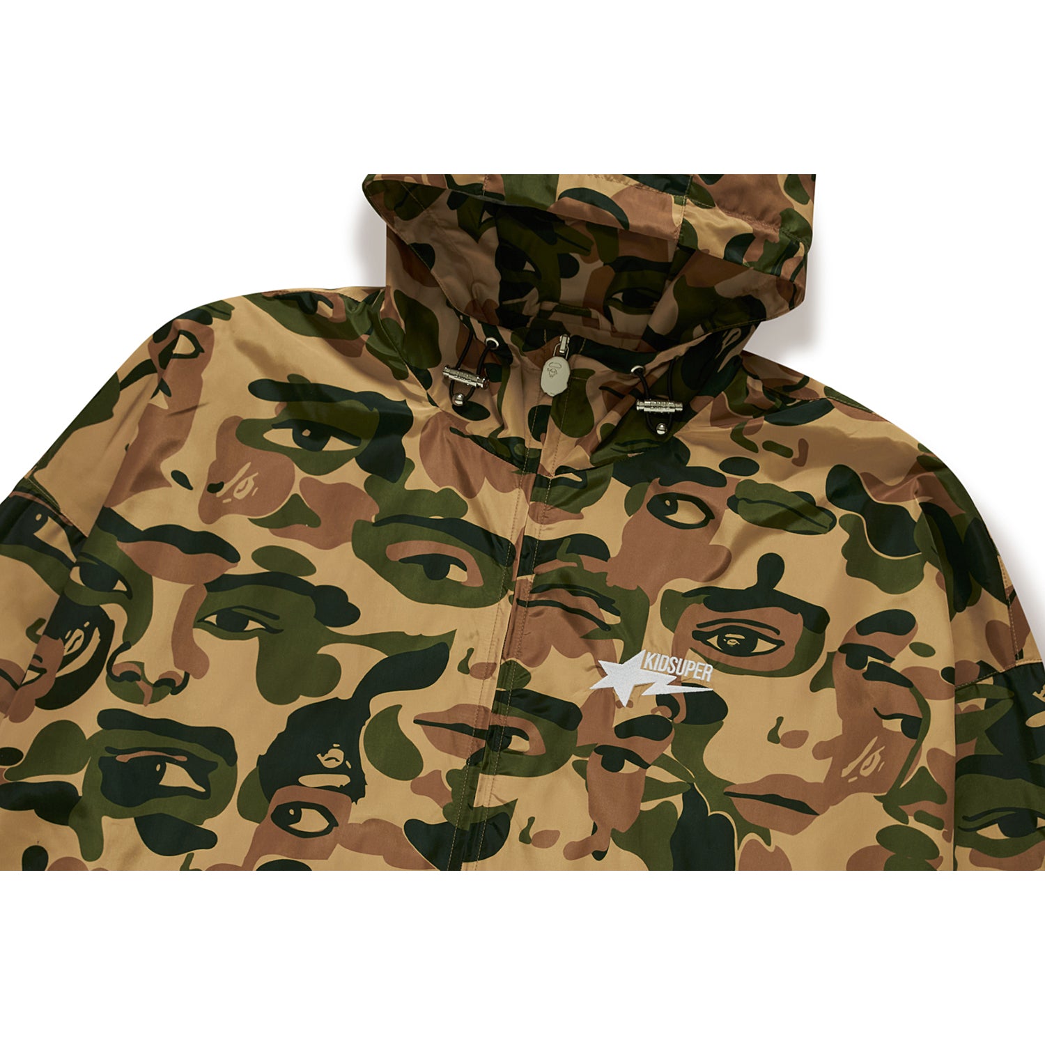 BAPE X KIDSUPER CAMO LIGHTWEIGHT JACKET MENS - Image 3