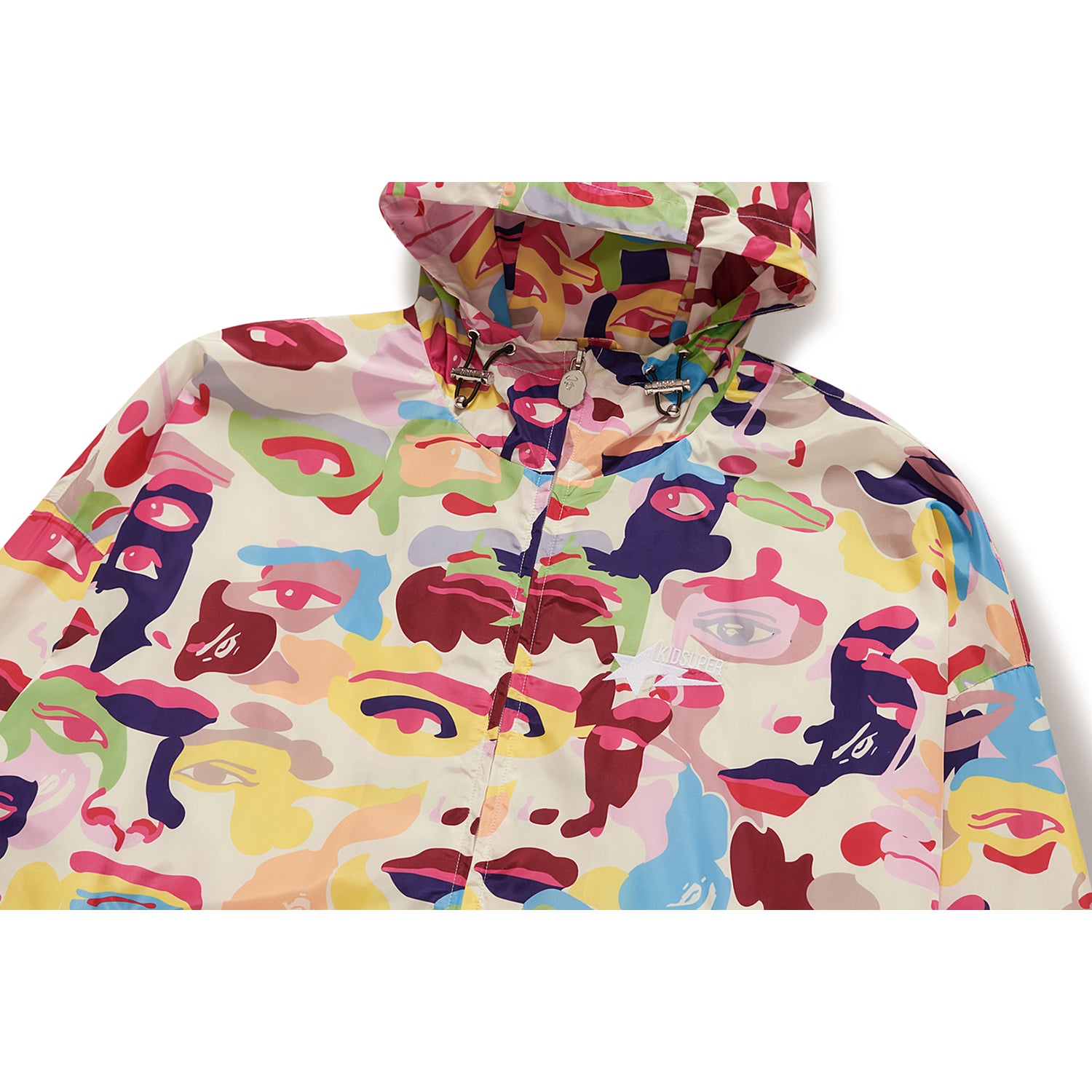 BAPE X KIDSUPER CAMO LIGHTWEIGHT JACKET MENS - Image 8