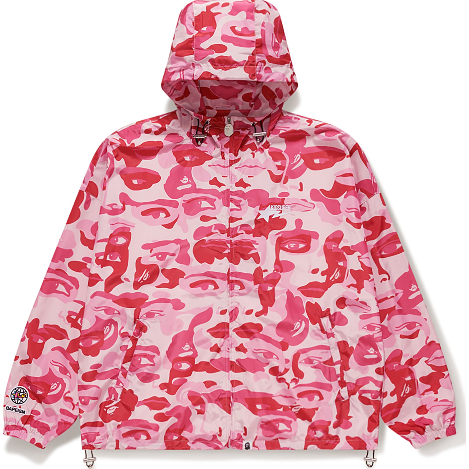 BAPE X KIDSUPER CAMO LIGHTWEIGHT JACKET MENS - Image 11