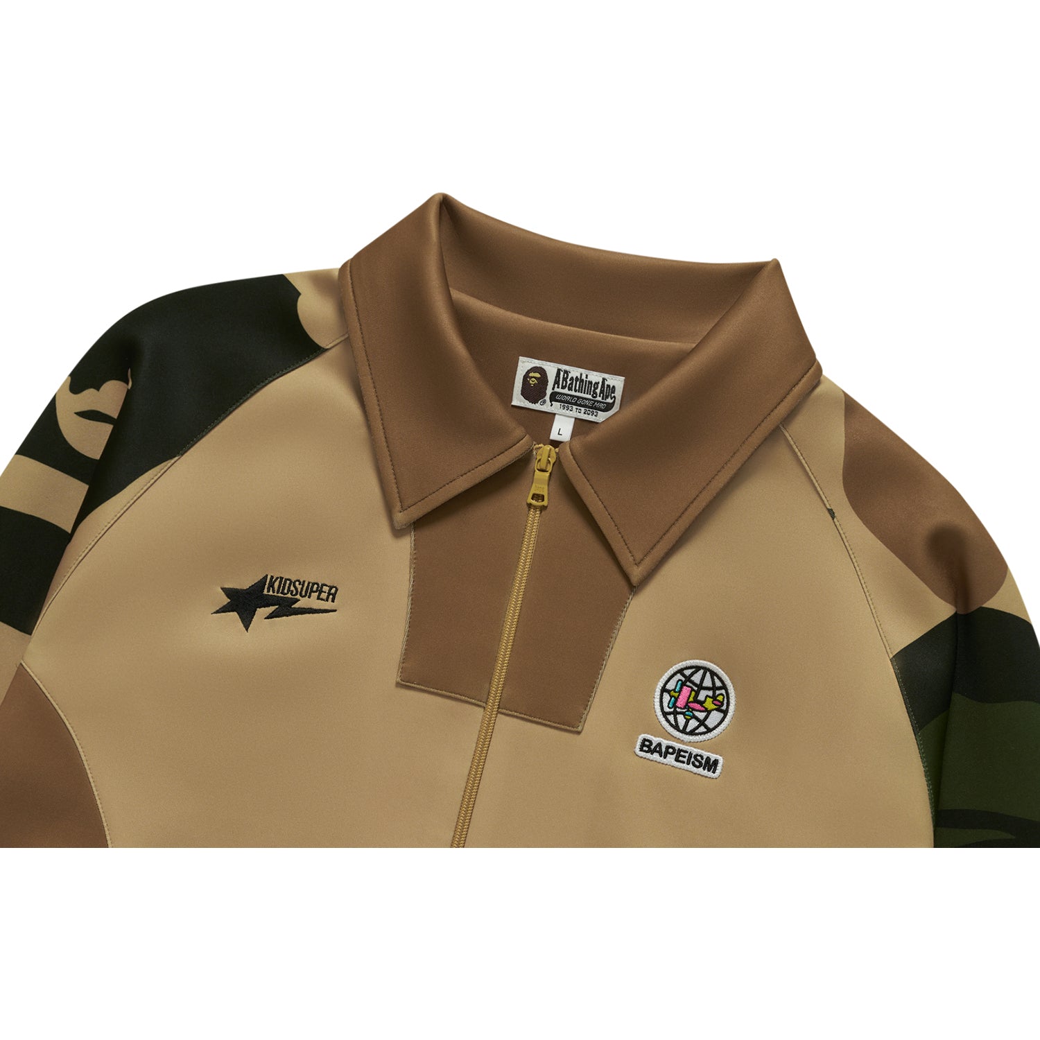 BAPE X KIDSUPER PATCHWORK TRACK JACKET MENS - Image 3