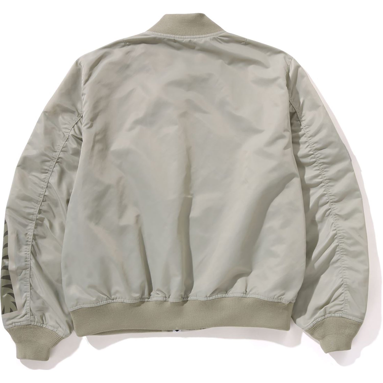 TONAL CHAIN STITCH SHARK BOMBER JACKET MENS - Image 2