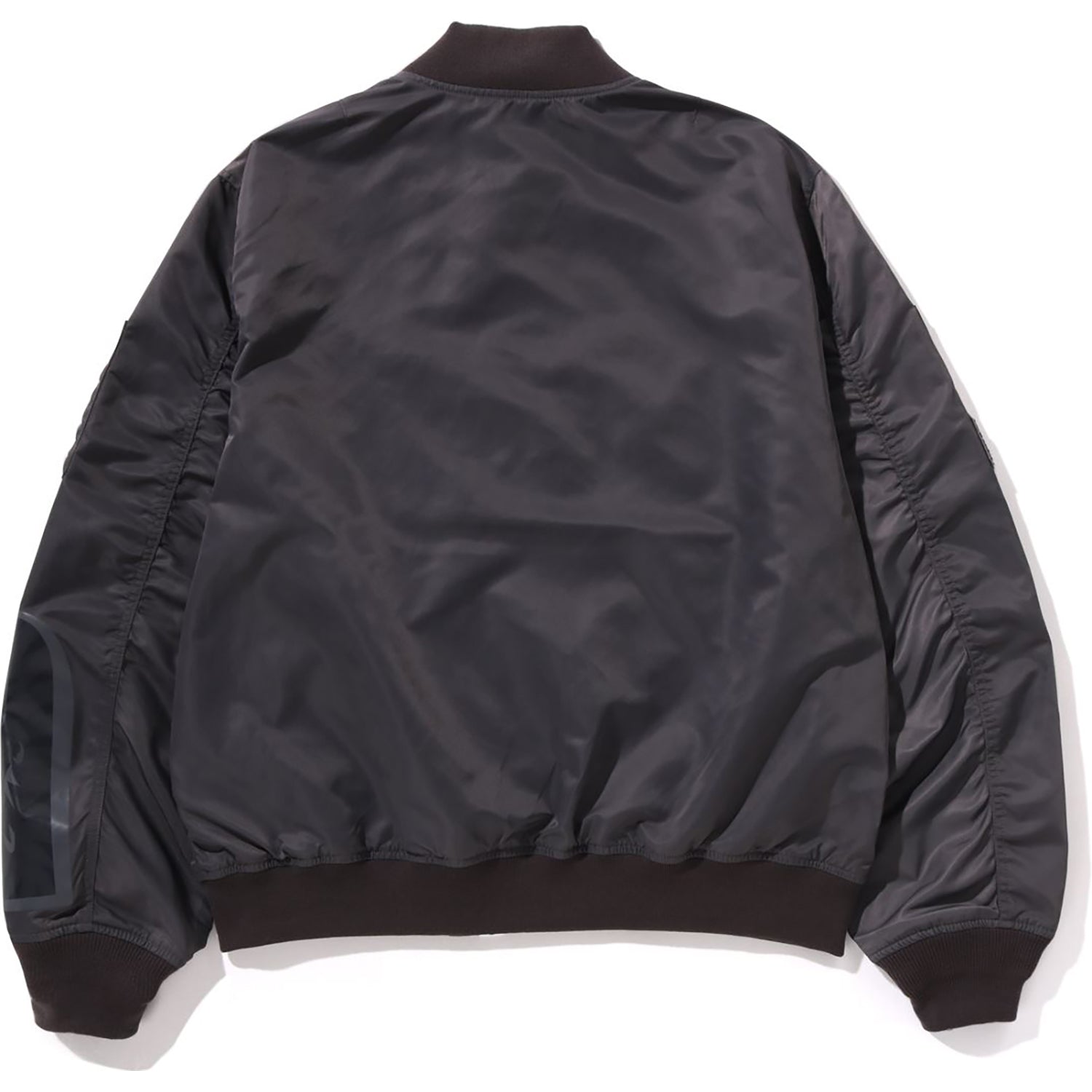 TONAL CHAIN STITCH SHARK BOMBER JACKET MENS - Image 7
