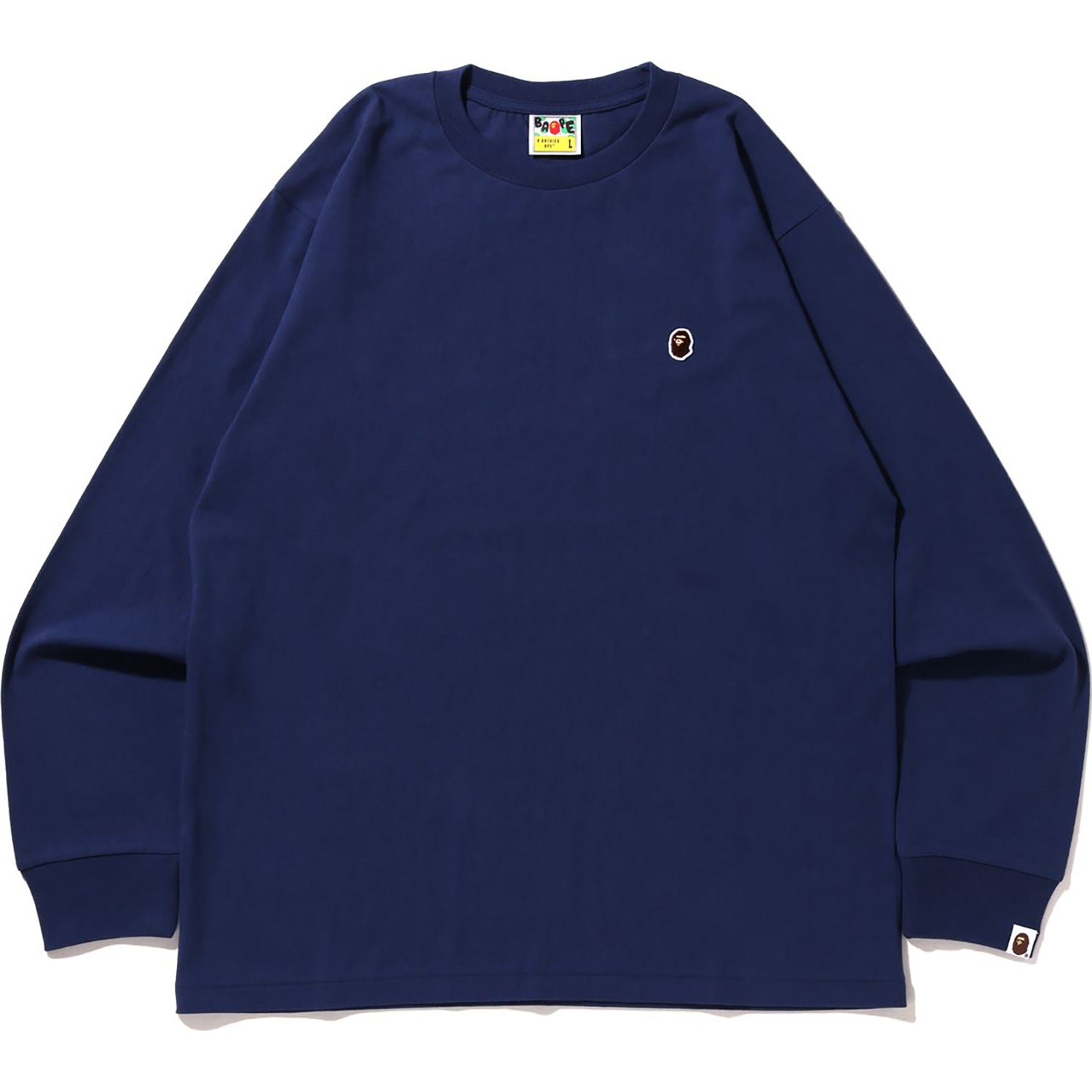 APE HEAD ONE POINT L/S TEE BAPEC MENS - Image 4