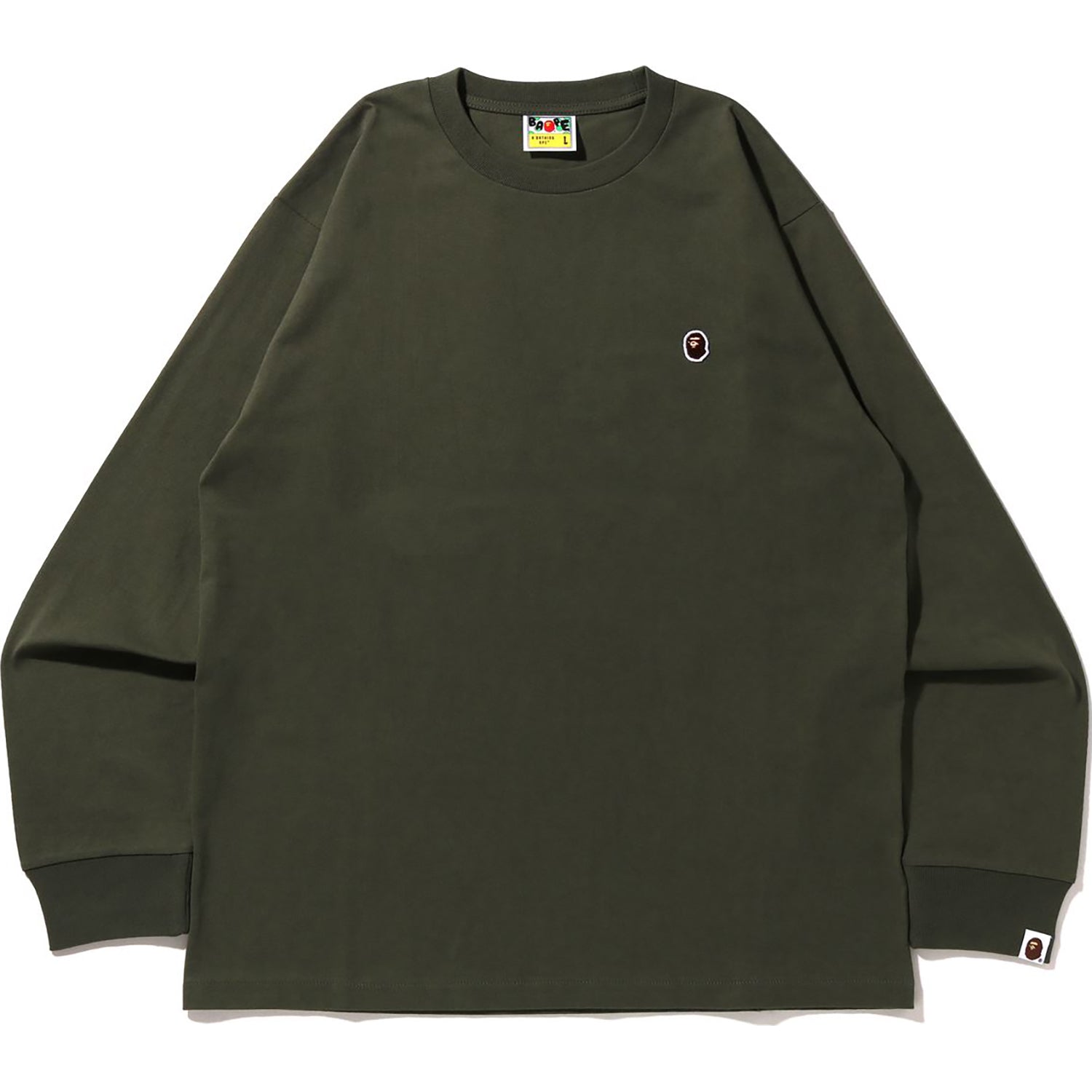 APE HEAD ONE POINT L/S TEE BAPEC MENS - Image 8