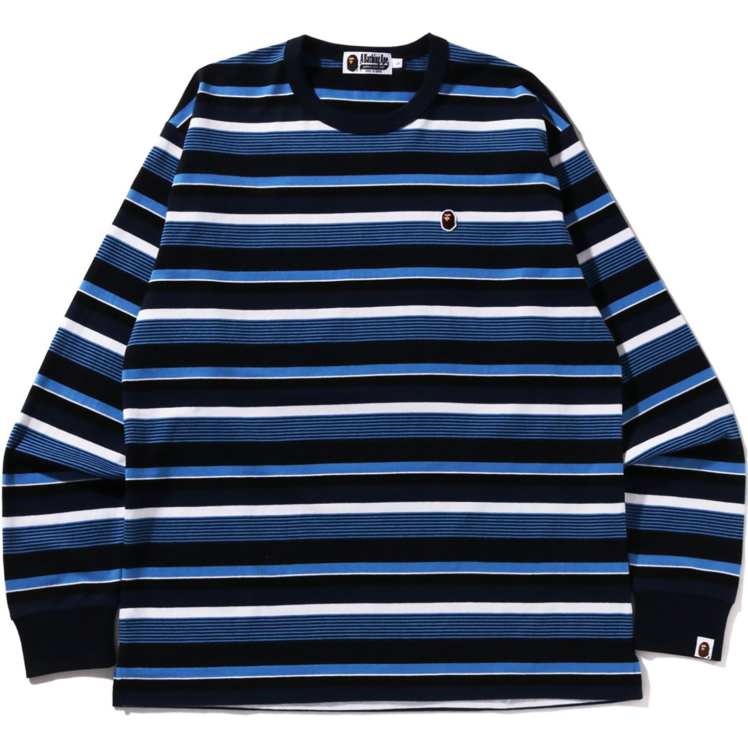 APE HEAD ONE POINT HOOP L/S TEE RELAXED FIT MENS - Image 7