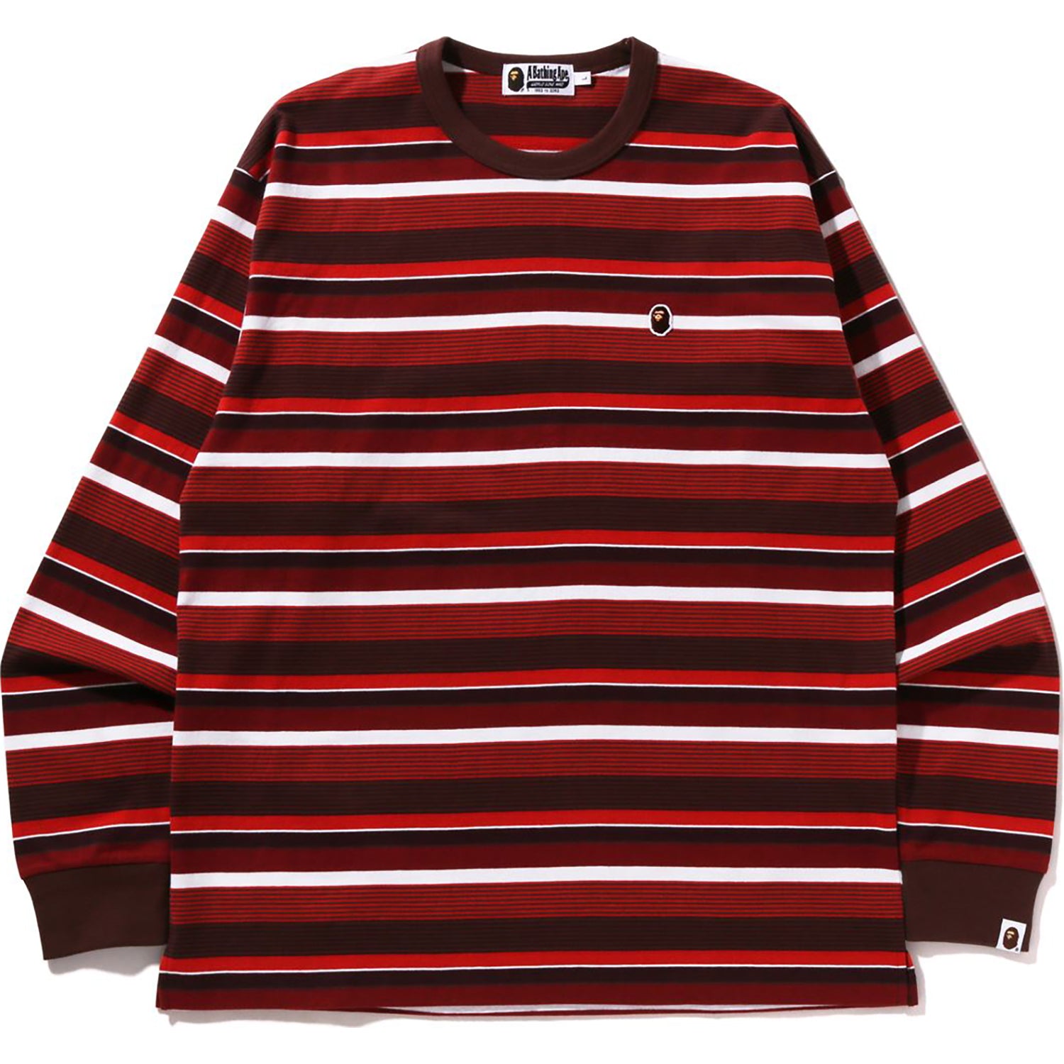 APE HEAD ONE POINT HOOP L/S TEE RELAXED FIT MENS - Image 3