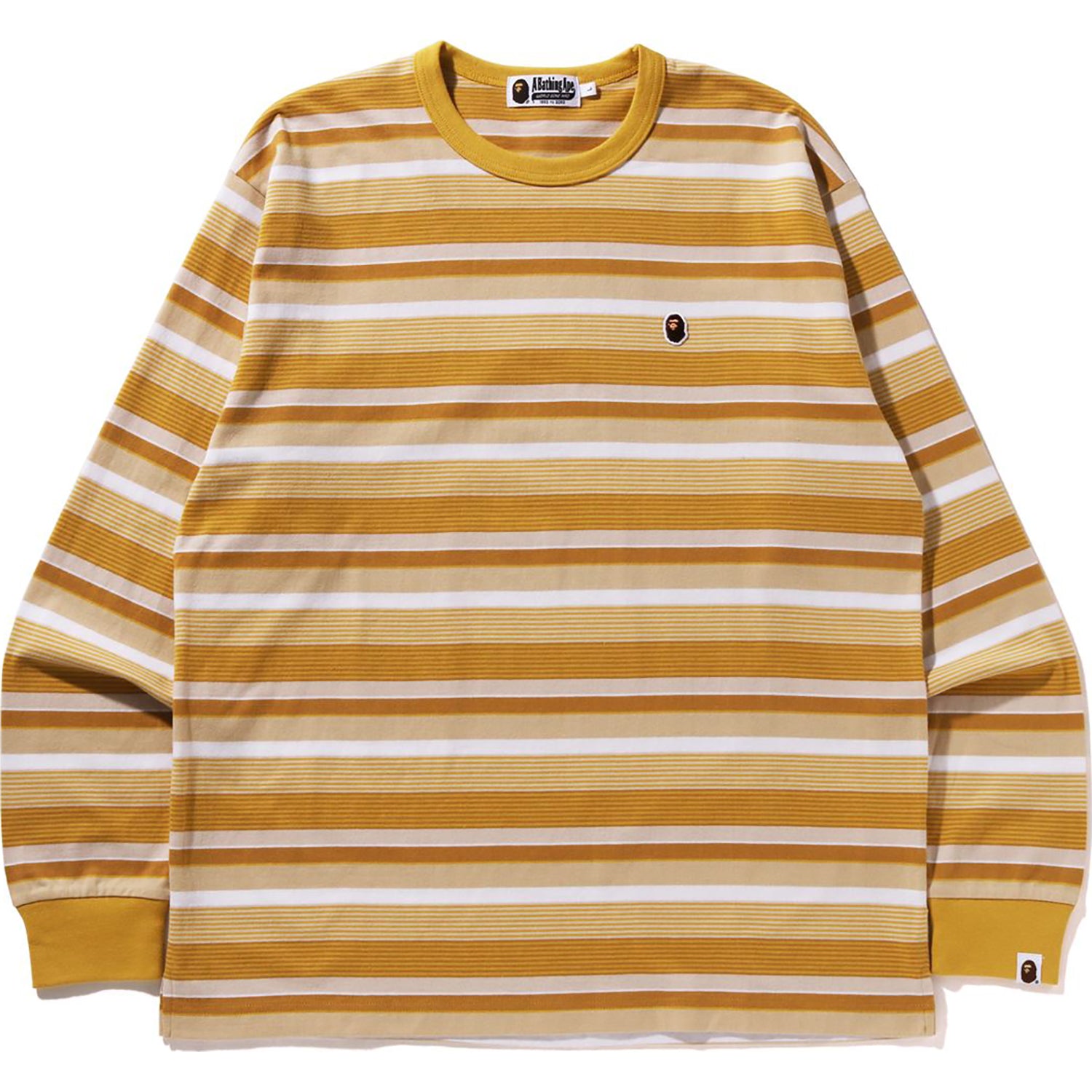 APE HEAD ONE POINT HOOP L/S TEE RELAXED FIT MENS - Image 5