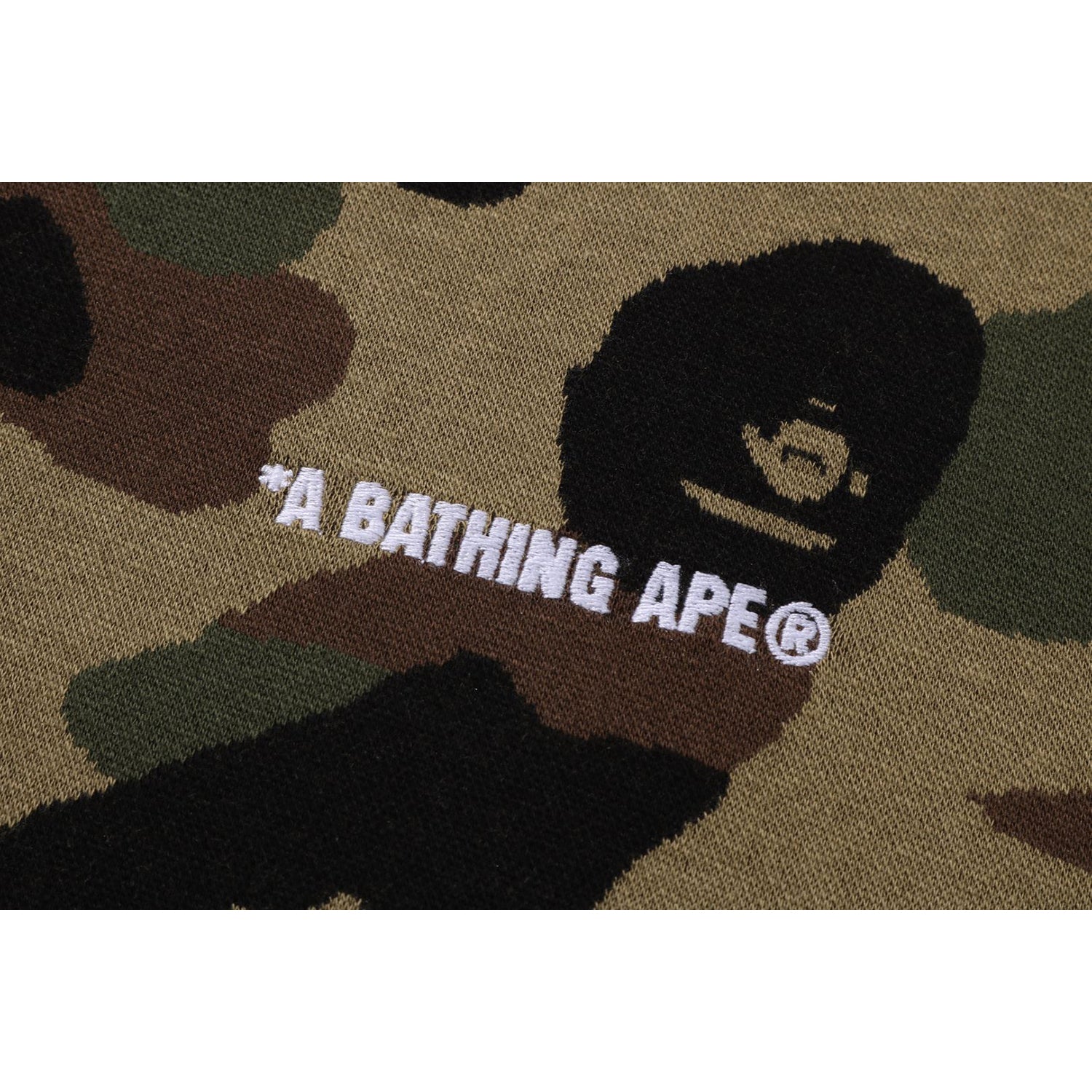 1ST CAMO JACQUARD LOGO RELAXED FIT POLO SHIRT MENS - Image 3