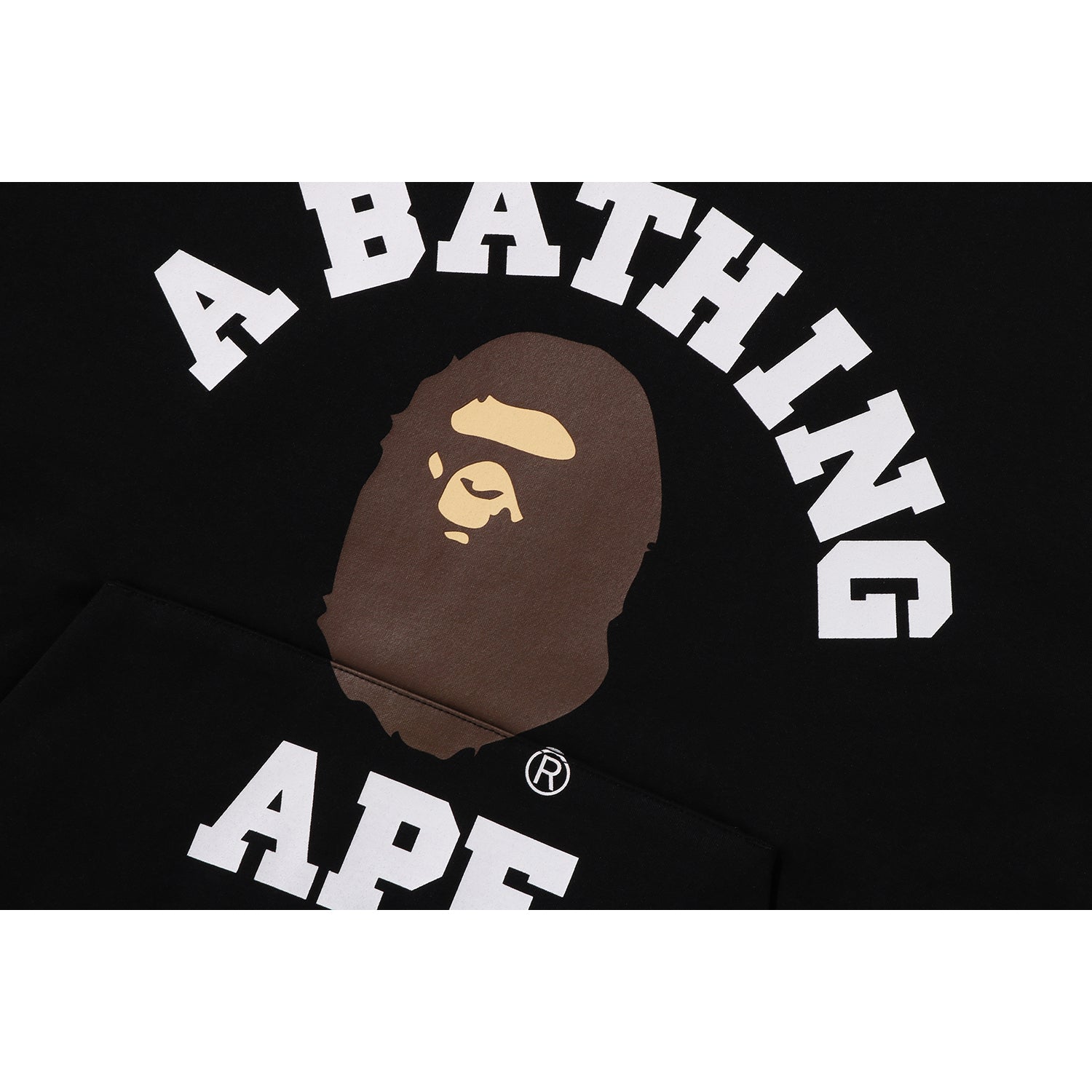 COLLEGE PUFFY RELAXED FIT PULLOVER HOODIE MENS - Image 3