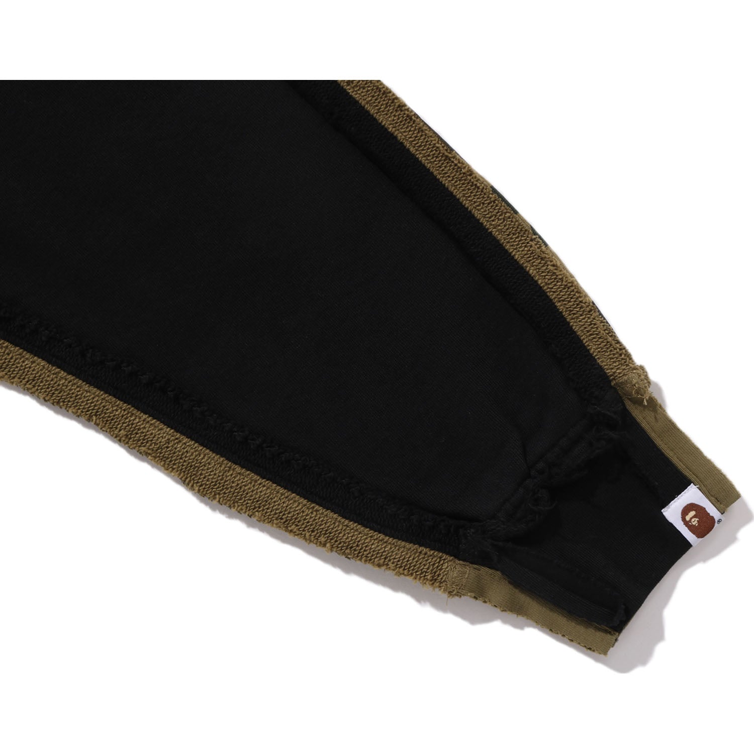 1ST CAMO BLOCKING RAW EDGE RELAXED FIT PULLOVER HOODIE MENS - Image 4