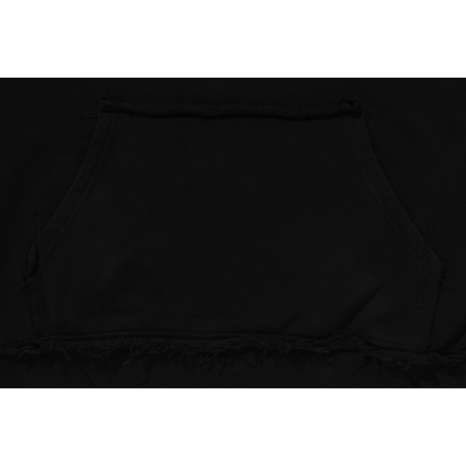 1ST CAMO BLOCKING RAW EDGE RELAXED FIT PULLOVER HOODIE MENS - Image 5