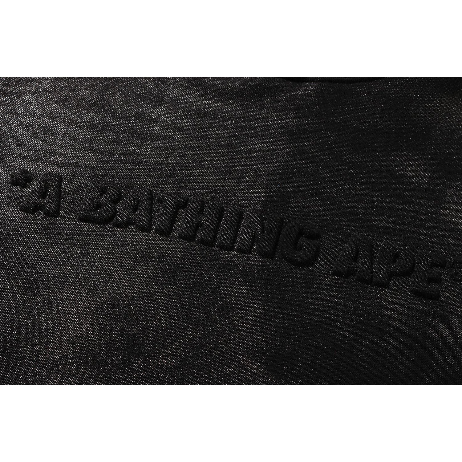 COATED EMBOSS LOGO RELAXED FIT PULLOVER HOODIE MENS - Image 6