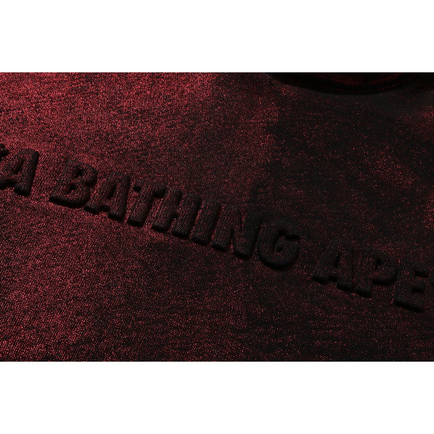 COATED EMBOSS LOGO RELAXED FIT PULLOVER HOODIE MENS - Image 3