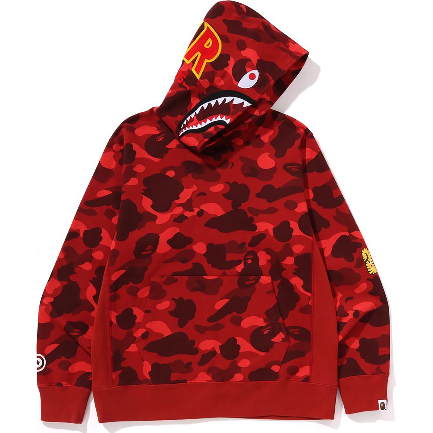 COLOR CAMO 2ND SHARK PULLOVER HOODIE MENS
