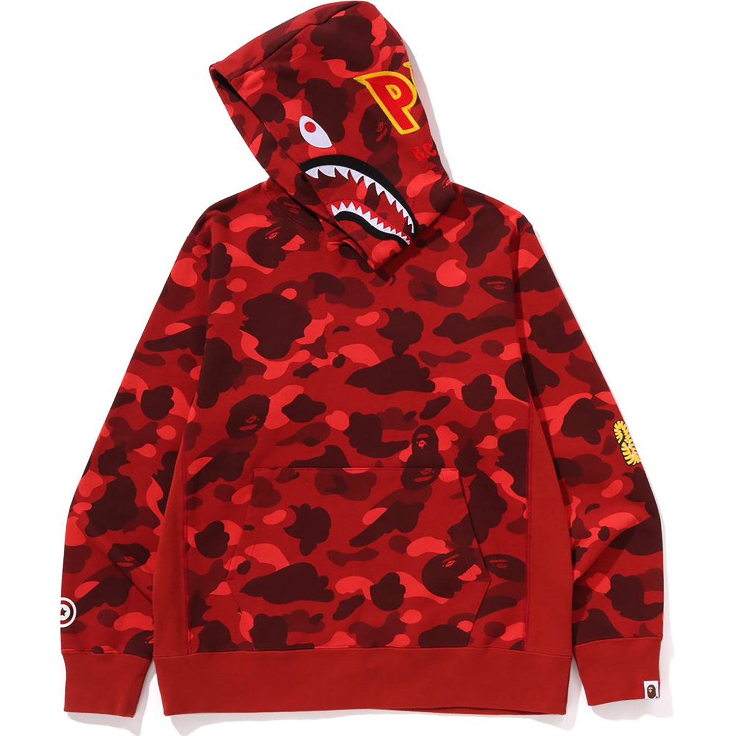COLOR CAMO 2ND SHARK PULLOVER HOODIE MENS - Image 2