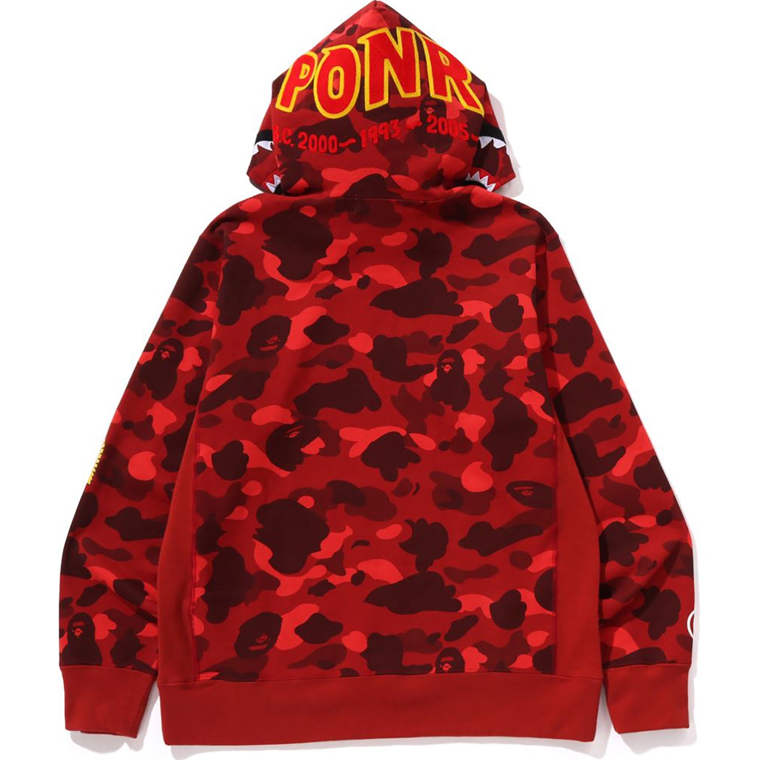 COLOR CAMO 2ND SHARK PULLOVER HOODIE MENS - Image 3