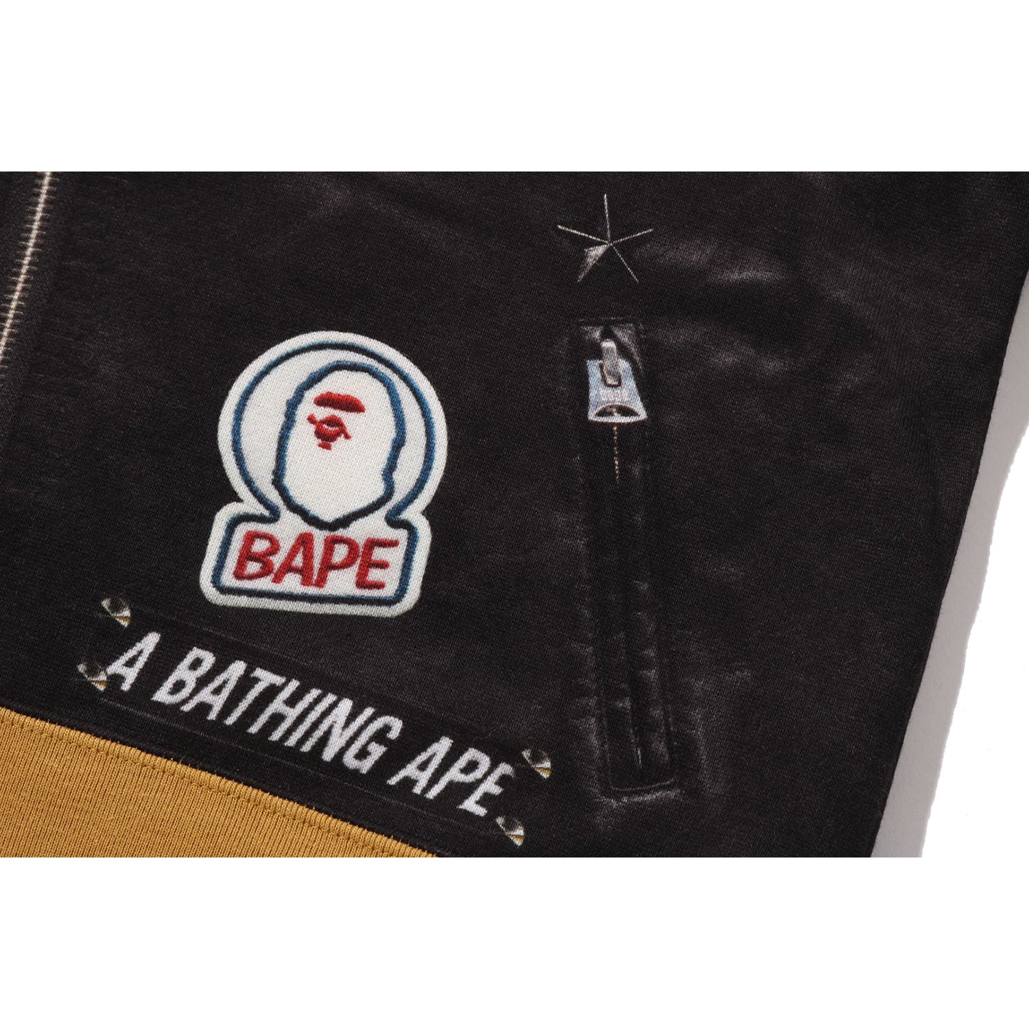 LEATHER JACKET PRINT SHARK PULLOVER HOODIE KIDS - Image 9